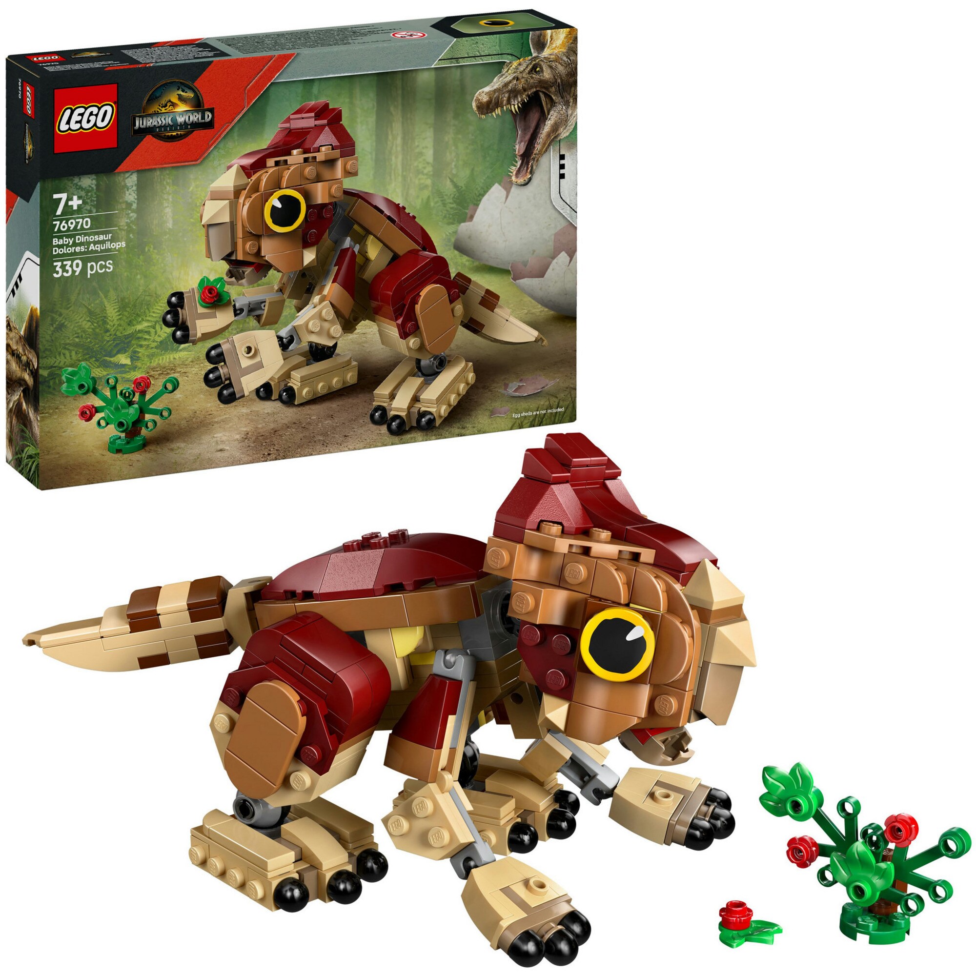 LEGO Konstruktionsspielzeug Jurassic World Babydinosaurier Dolores: Aquilops - Bild 1