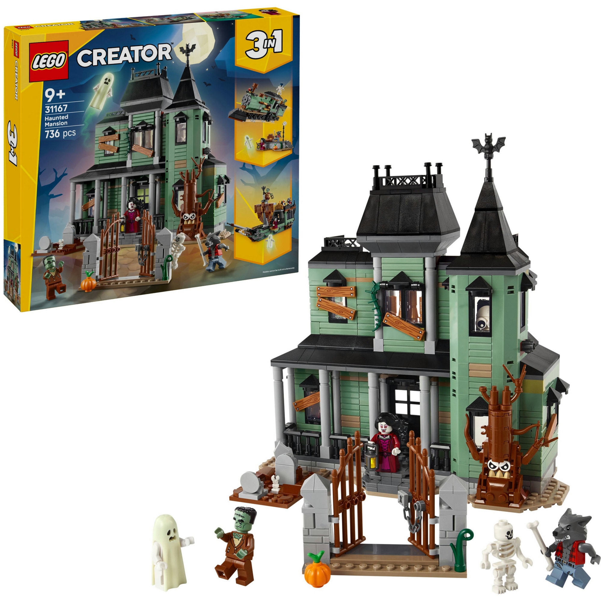 LEGO Konstruktionsspielzeug Creator 3-in-1 Geisterhaus - Bild 1