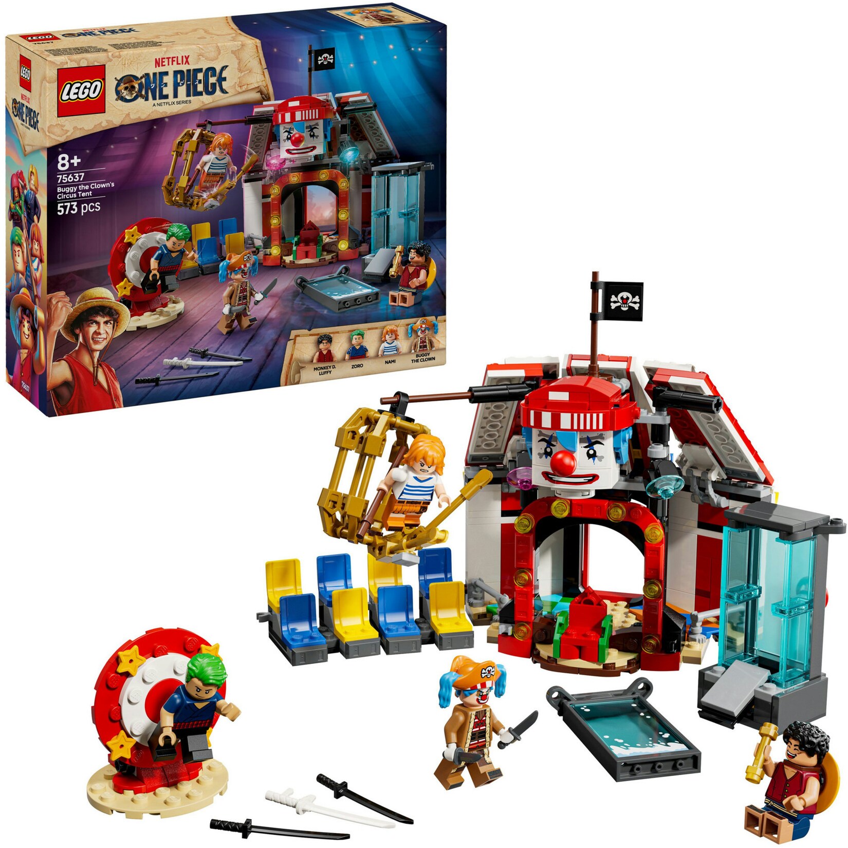 LEGO Konstruktionsspielzeug One Piece Zirkuszelt von Buggy dem Clown | 05702017818009