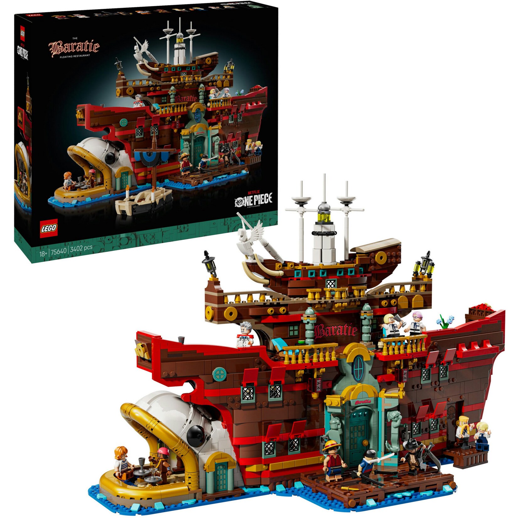 LEGO Konstruktionsspielzeug One Piece Baratié, das Schwimmende Restaurant | 05702017818030