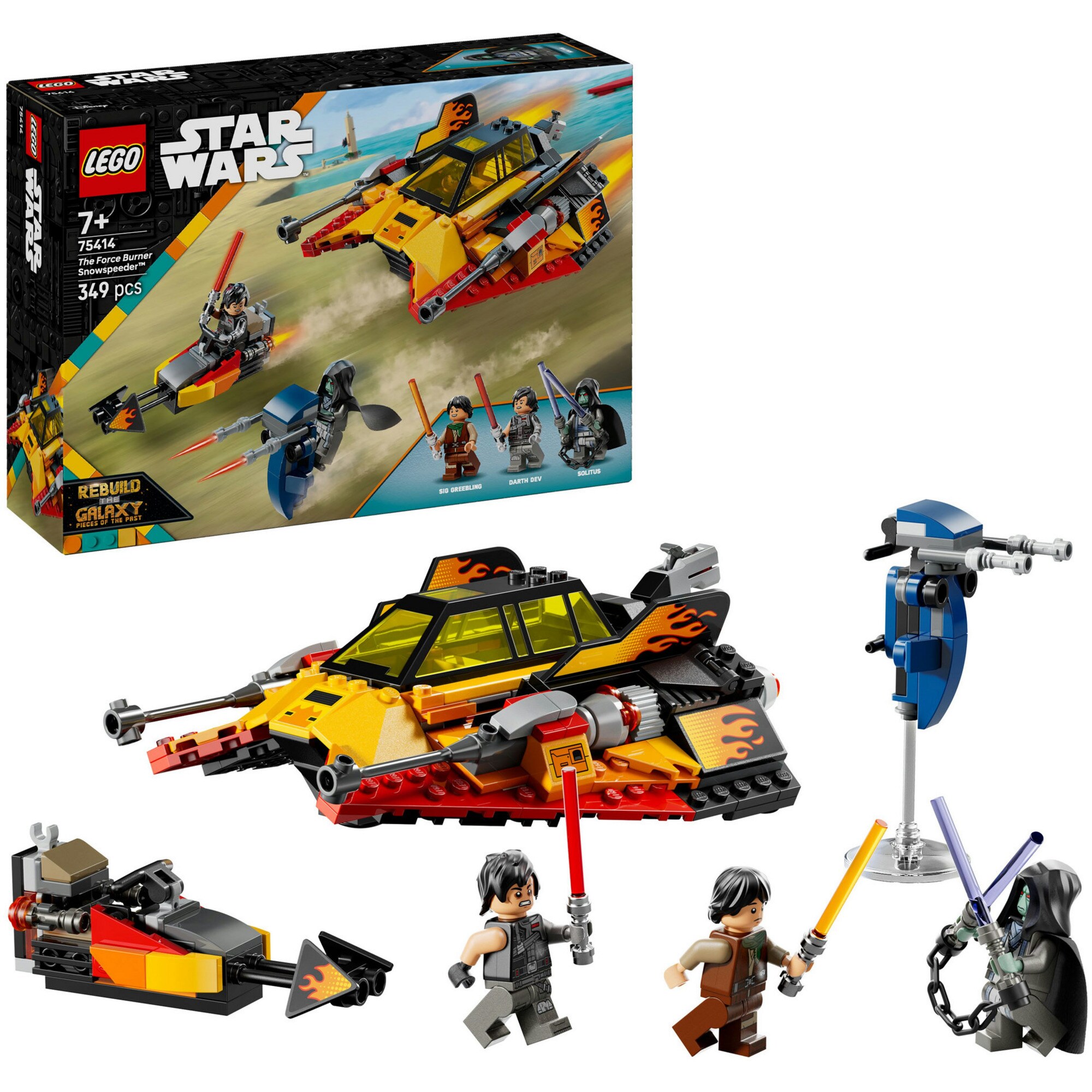 LEGO Konstruktionsspielzeug Star Wars The Force Burner Snowspeeder - Bild 1