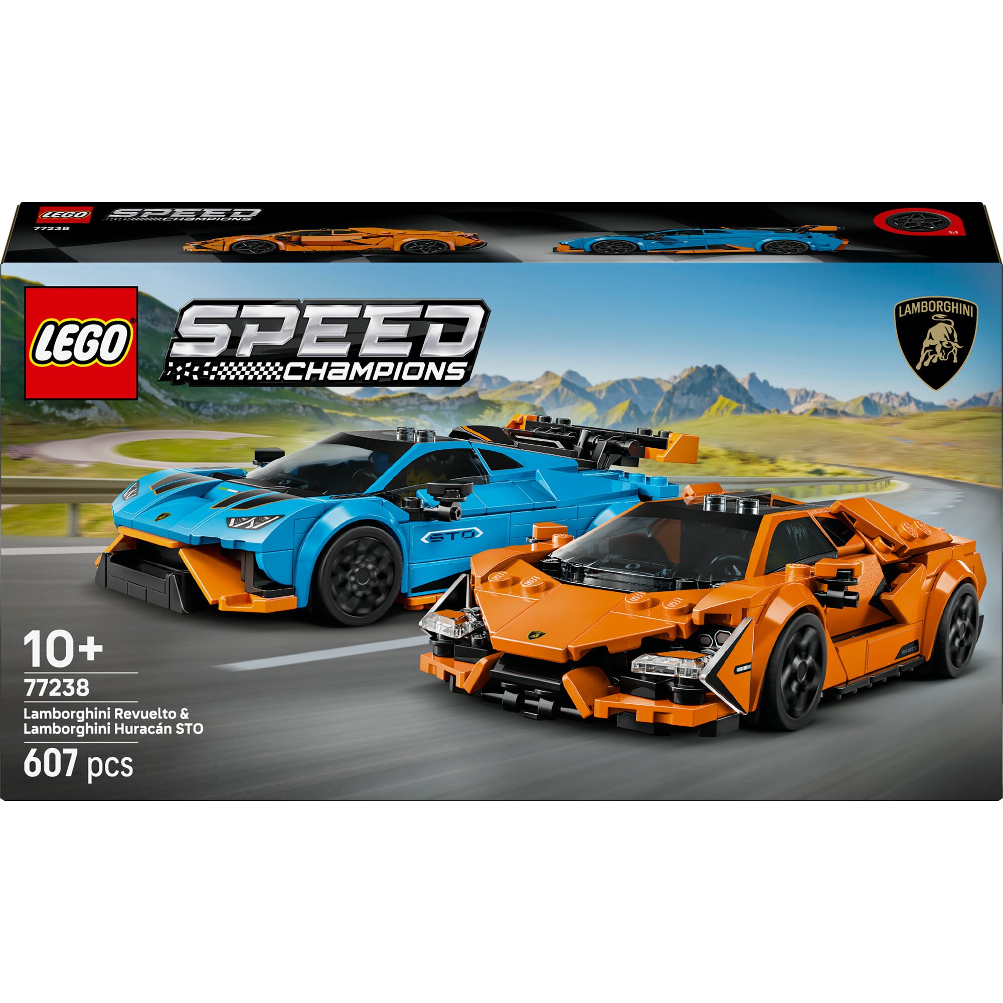LEGO Konstruktionsspielzeug Speed Champions Lamborghini Revuelto und Hurac&aacute;n STO - Bild 1
