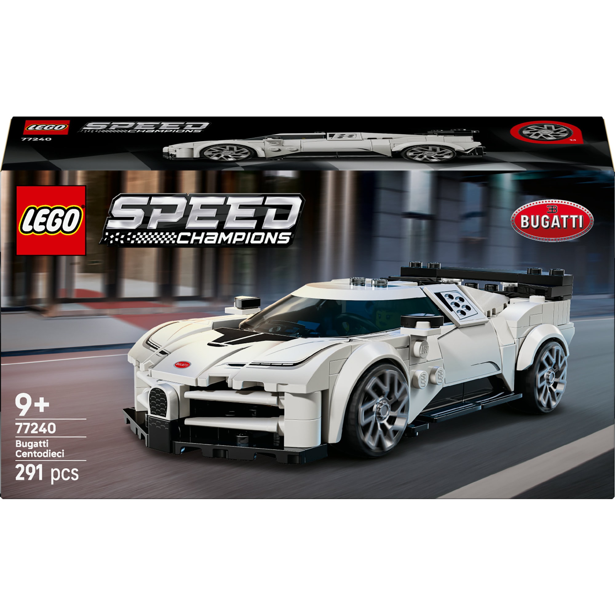 LEGO Konstruktionsspielzeug Speed Champions Bugatti Centodieci Hypersportwagen - Bild 1