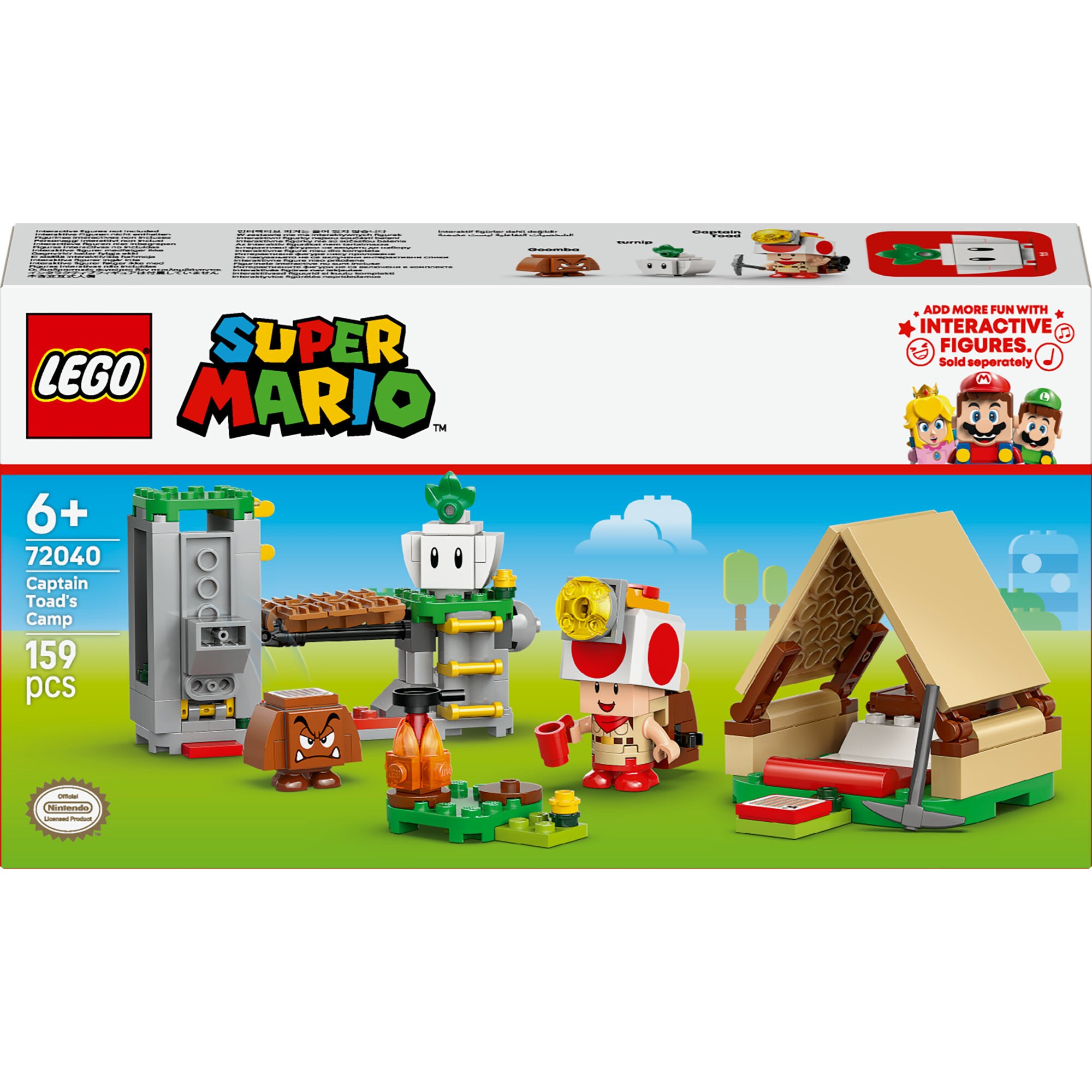 LEGO Konstruktionsspielzeug Super Mario Kapit&auml;n Toad-Camp - Bild 1