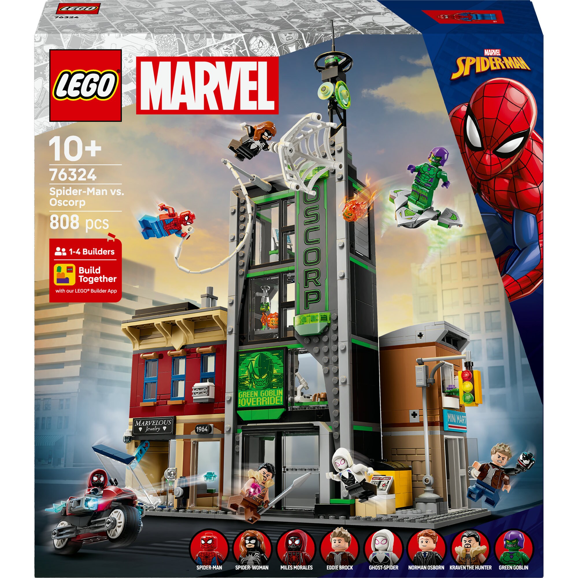 LEGO Konstruktionsspielzeug Marvel Super Heroes Spider-Man vs. Oscorp - Bild 1