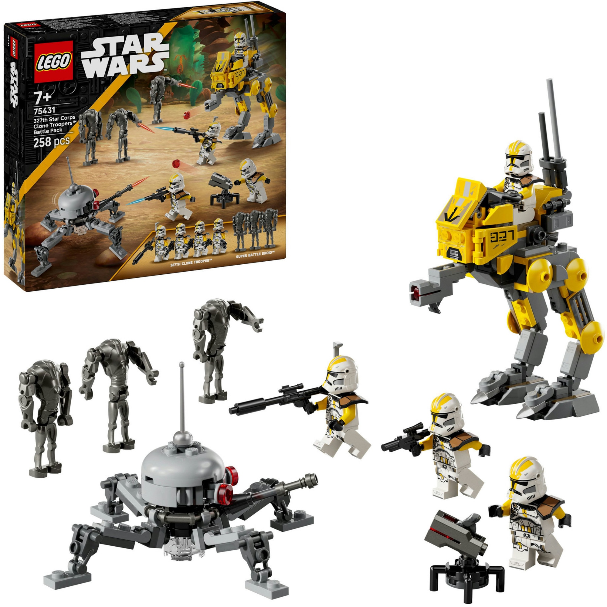 LEGO Konstruktionsspielzeug Star Wars Klonsoldaten des 327. Sternenkorps Battlepack - Bild 1