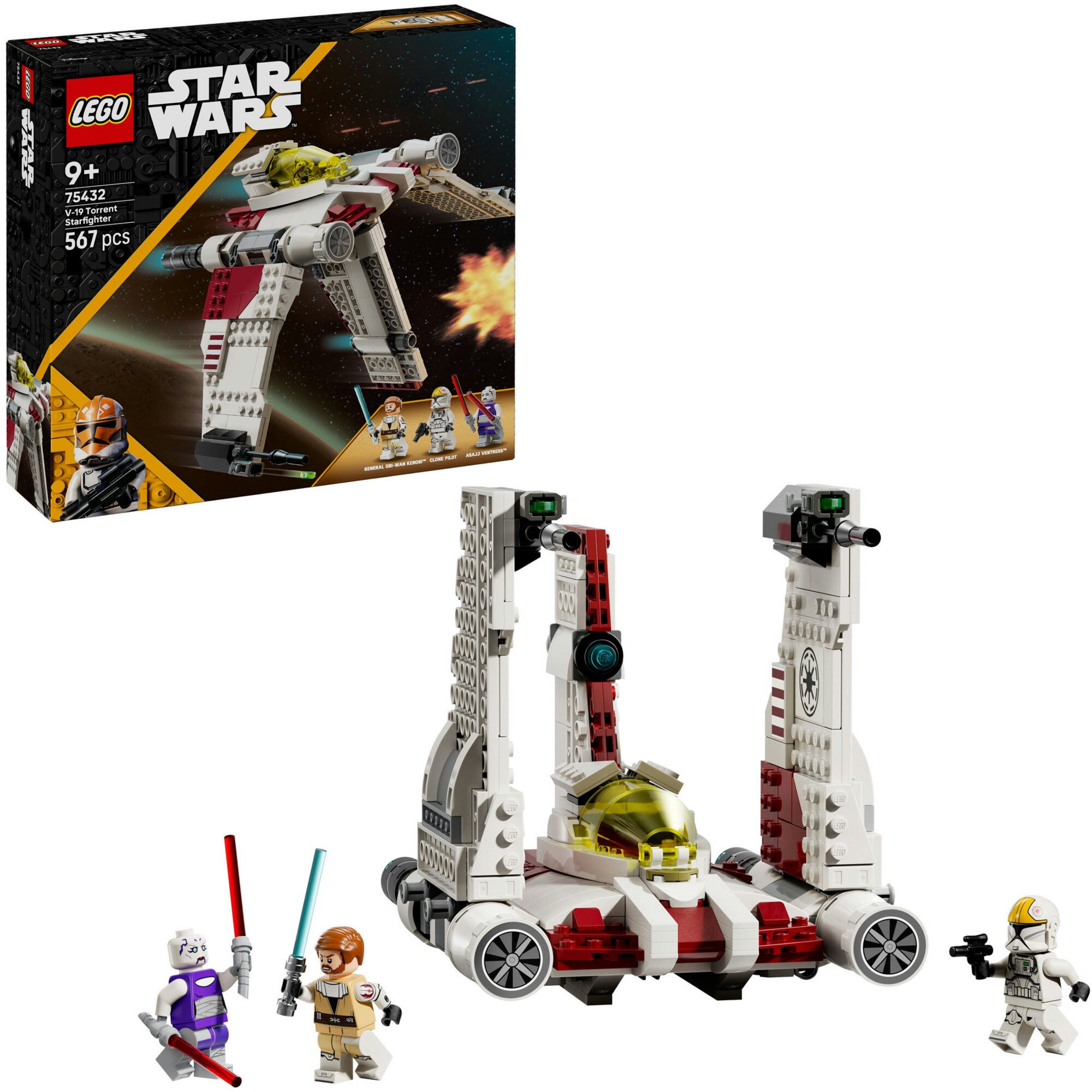 LEGO Konstruktionsspielzeug Star Wars V-19 Torrent-Sternj&auml;ger - Bild 1