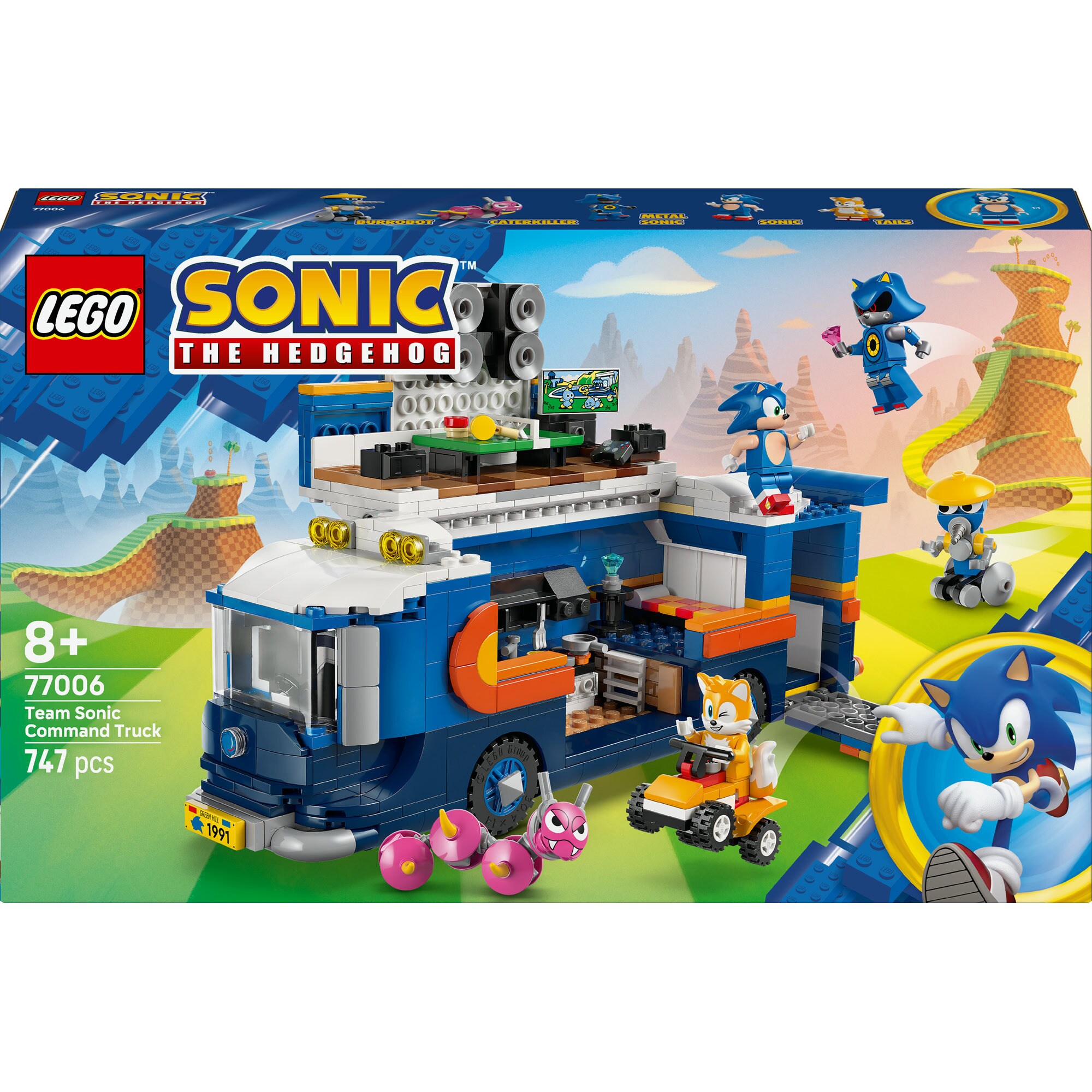 LEGO Konstruktionsspielzeug Sonic the Hedgehog Team Sonics Kommando-Truck - Bild 1
