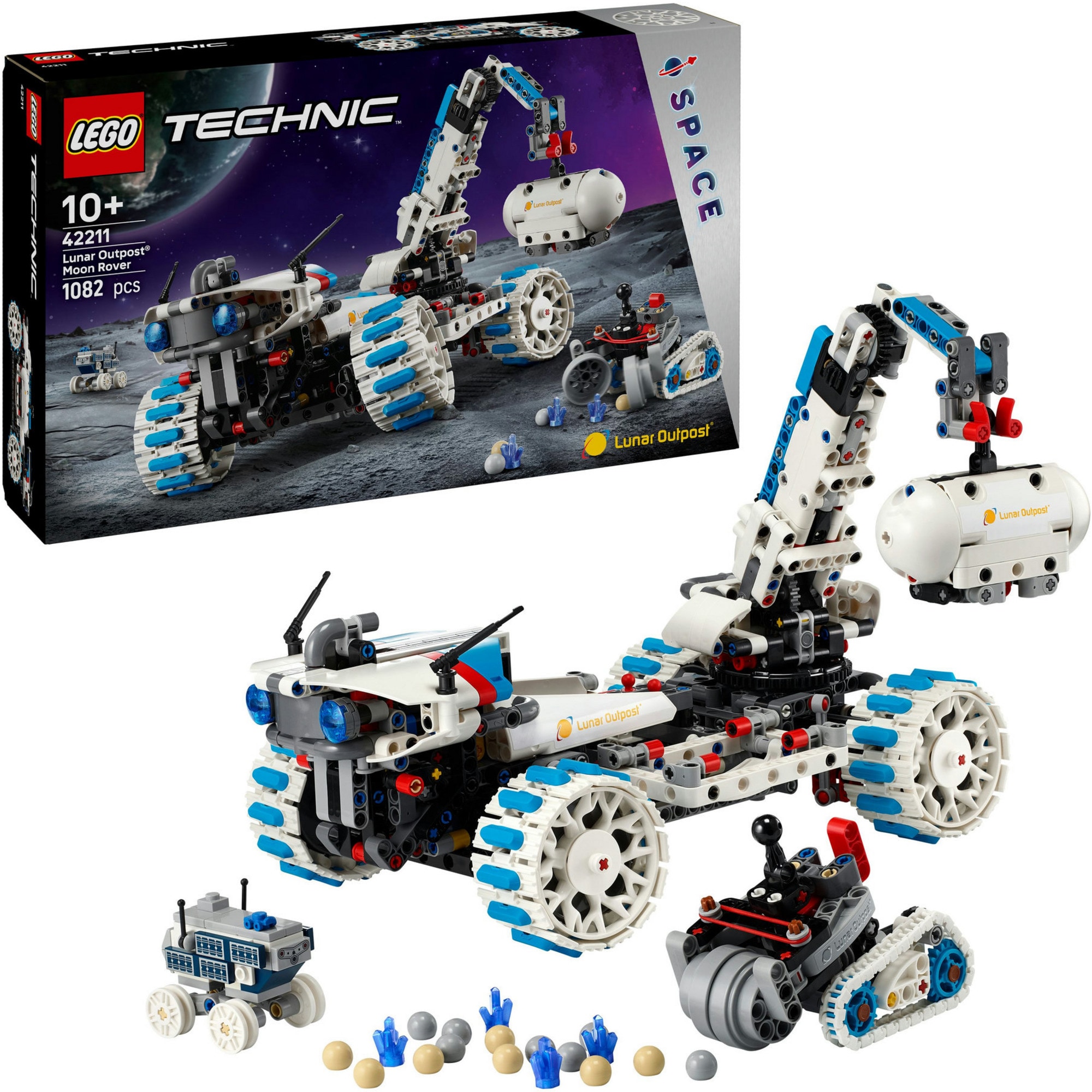 LEGO Konstruktionsspielzeug Technic Lunar Outpost Mondrover-Raumfahrzeug - Bild 1