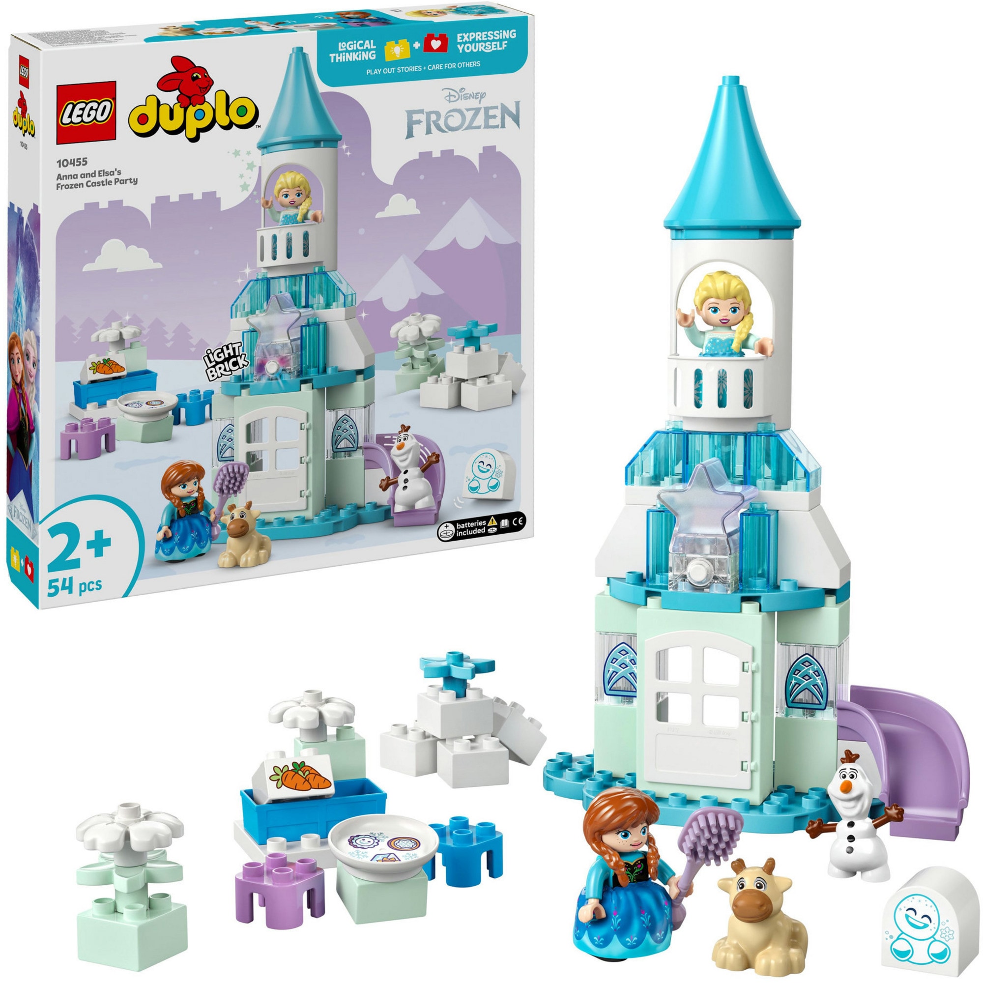 LEGO Konstruktionsspielzeug DUPLO Disney Annas und Elsas Party im Eispalast - Bild 1