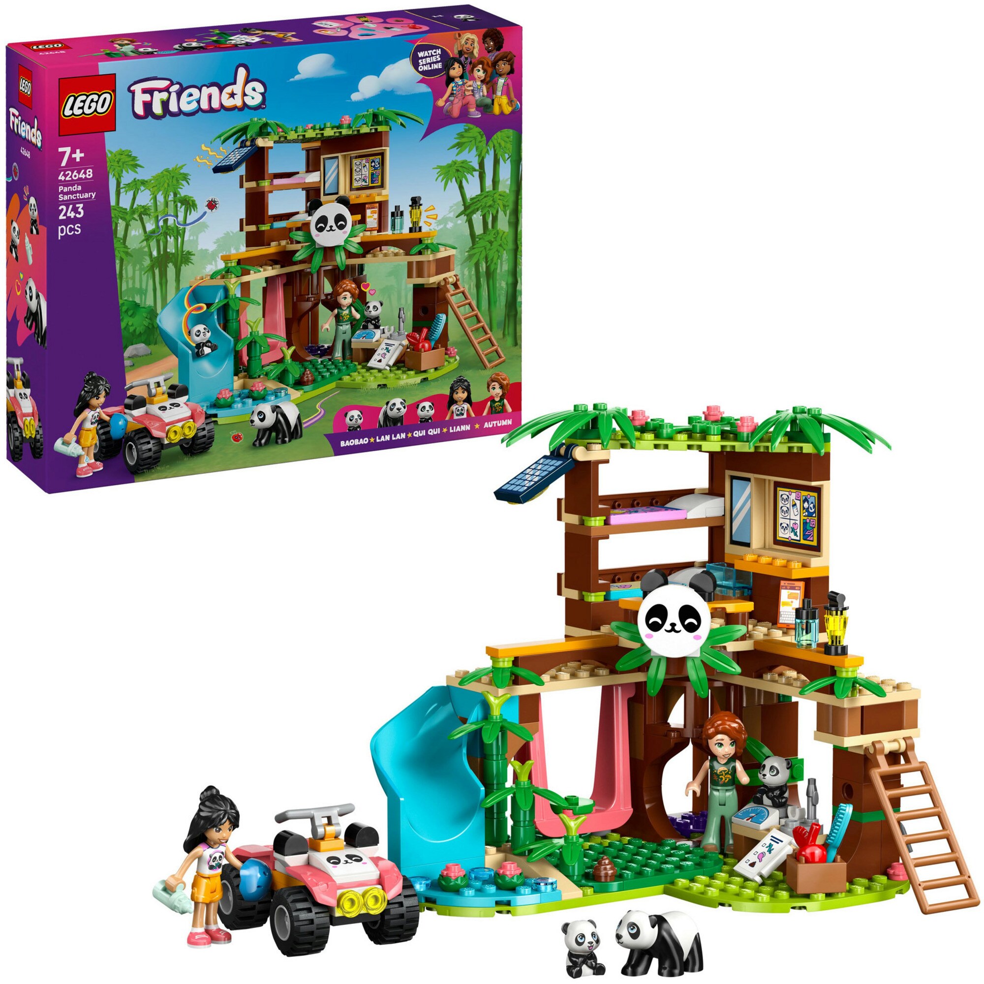 LEGO Konstruktionsspielzeug Friends Panda-Pflegestation - Bild 1