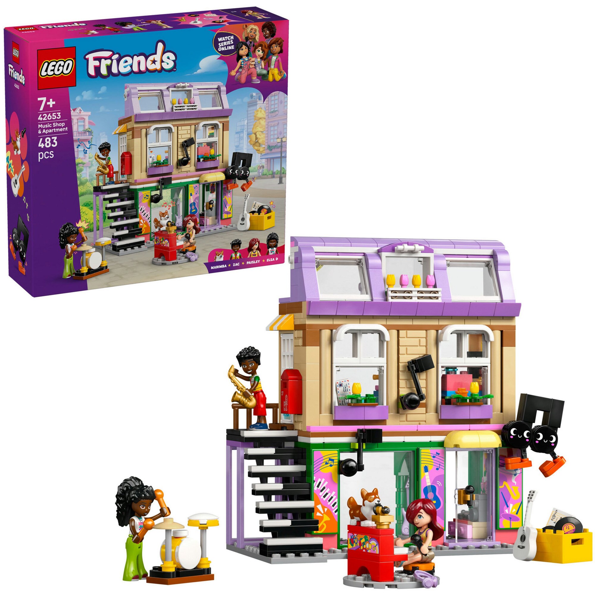 LEGO Konstruktionsspielzeug Friends Musikladen & Wohnung - Bild 1