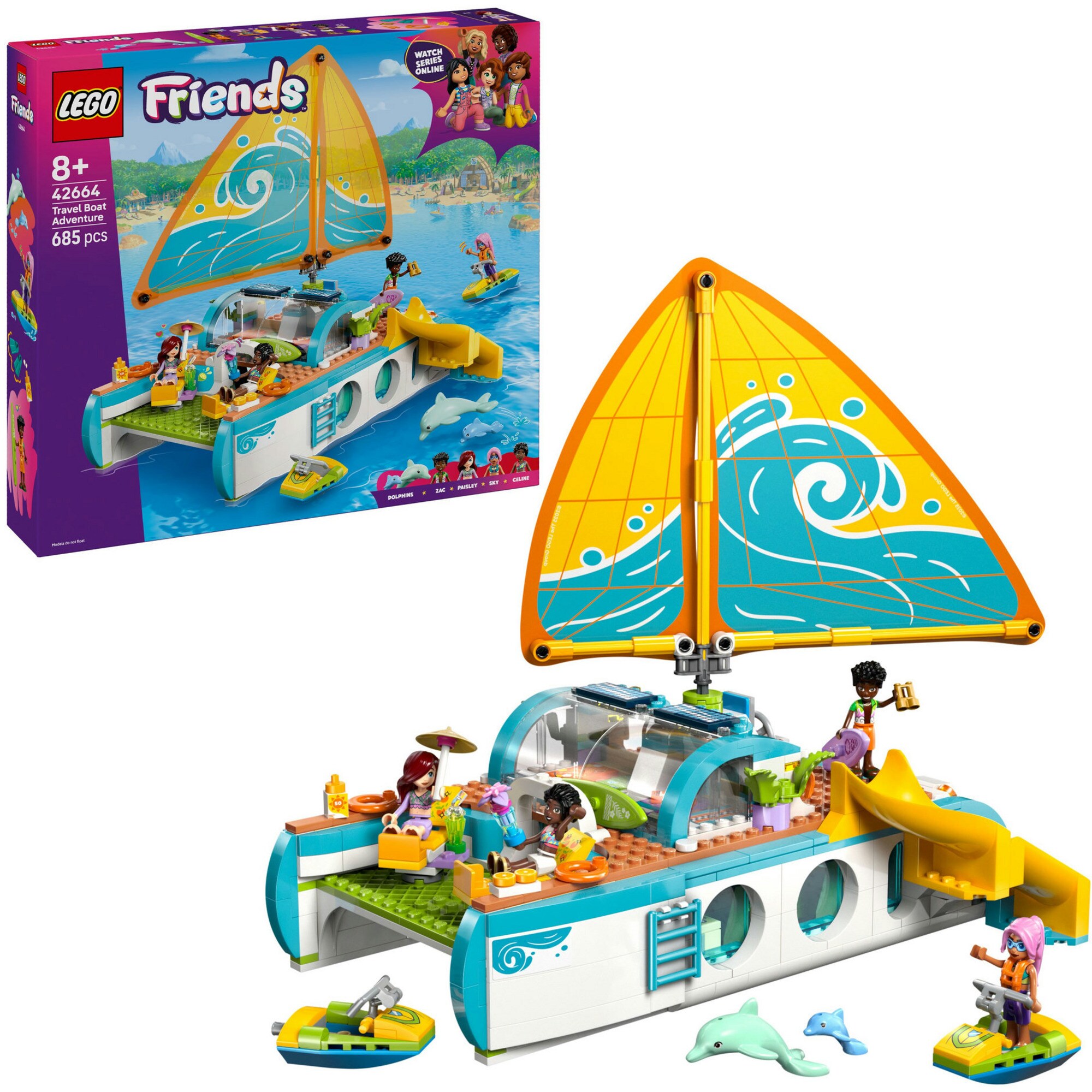 LEGO Konstruktionsspielzeug Friends Segelabenteuer - Bild 1