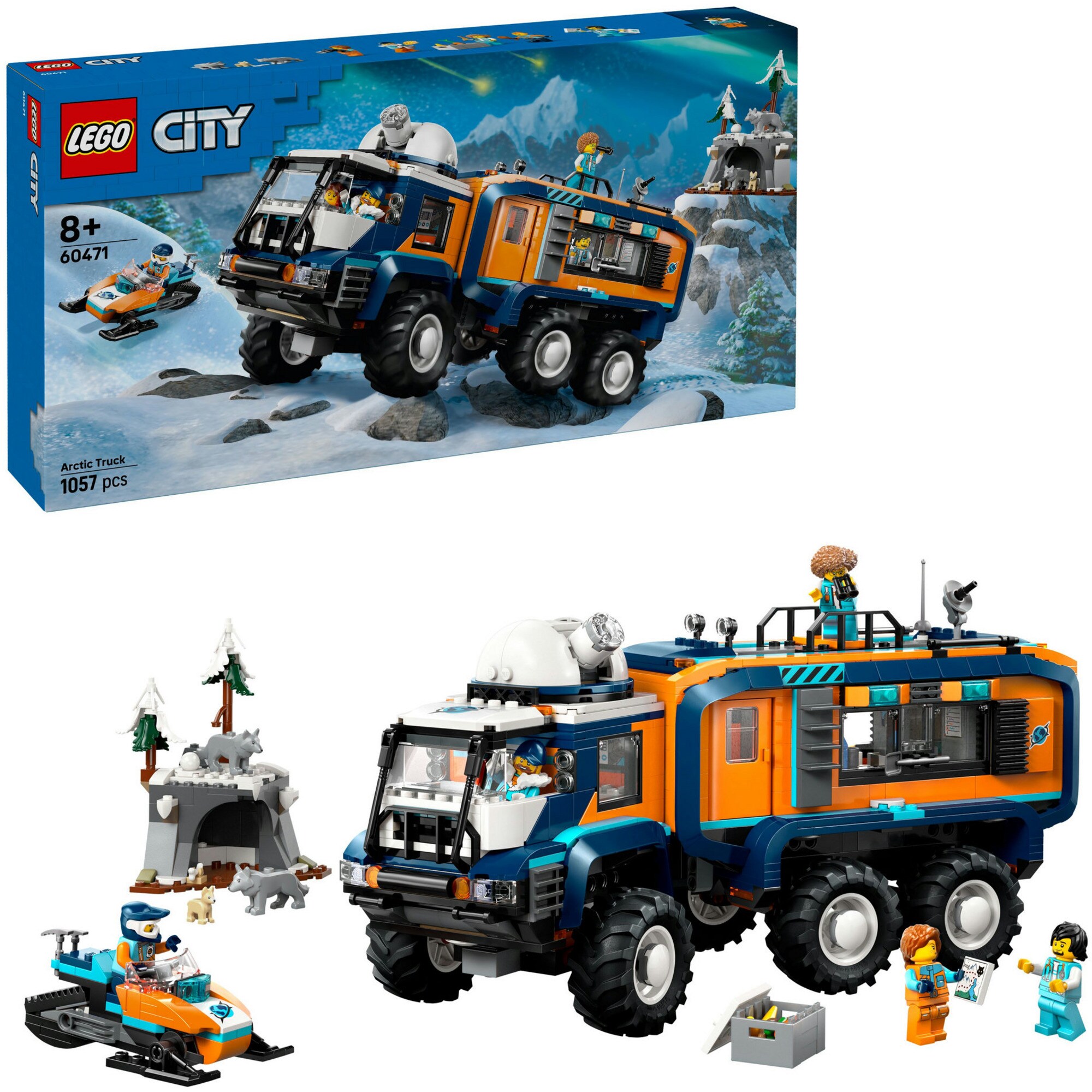 LEGO Konstruktionsspielzeug City Arktis-Truck mit Labor - Bild 1