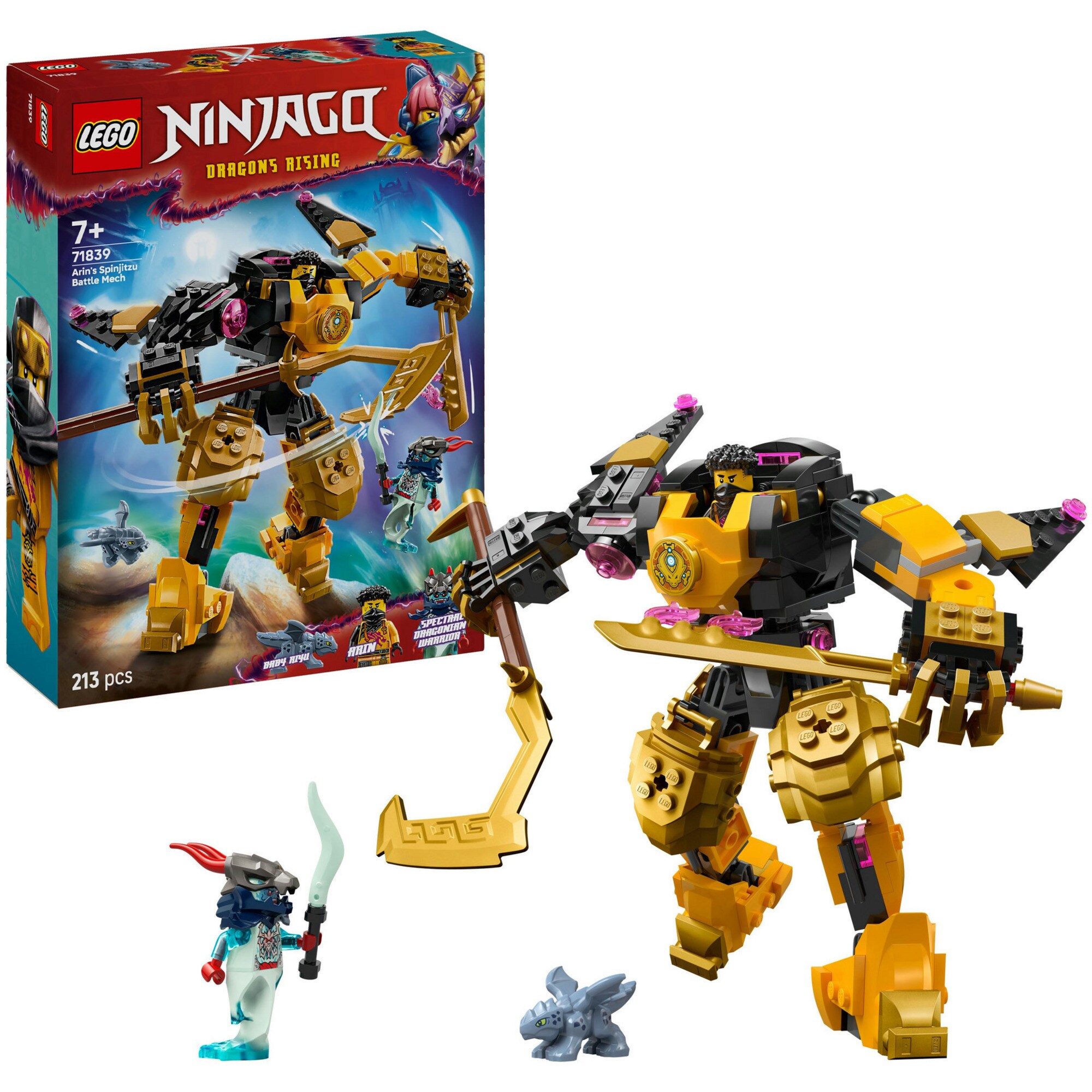 LEGO Konstruktionsspielzeug Ninjago Arins Spinjitzumech - Bild 1