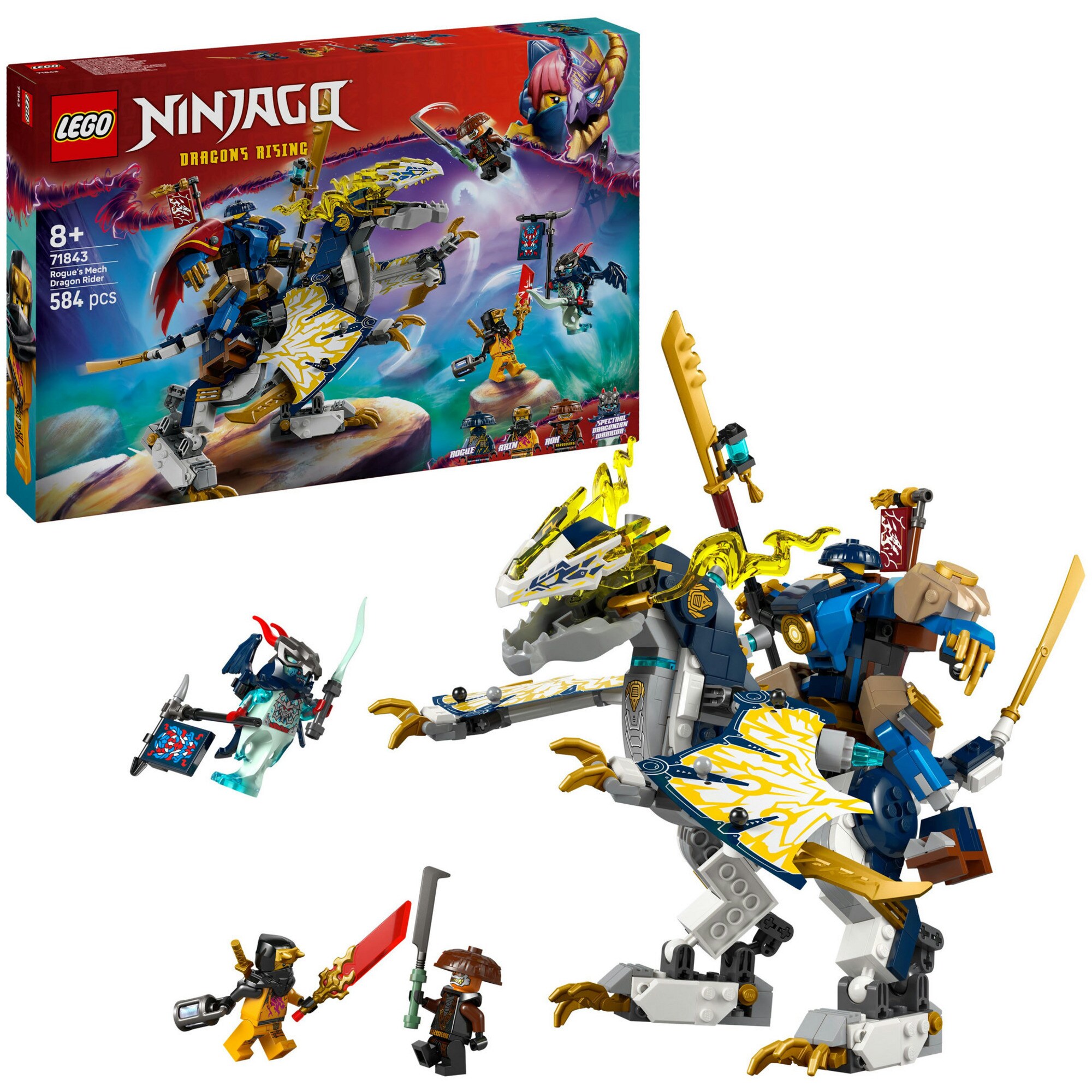 LEGO Konstruktionsspielzeug Ninjago Rogues Mech-Drachenreiter - Bild 1