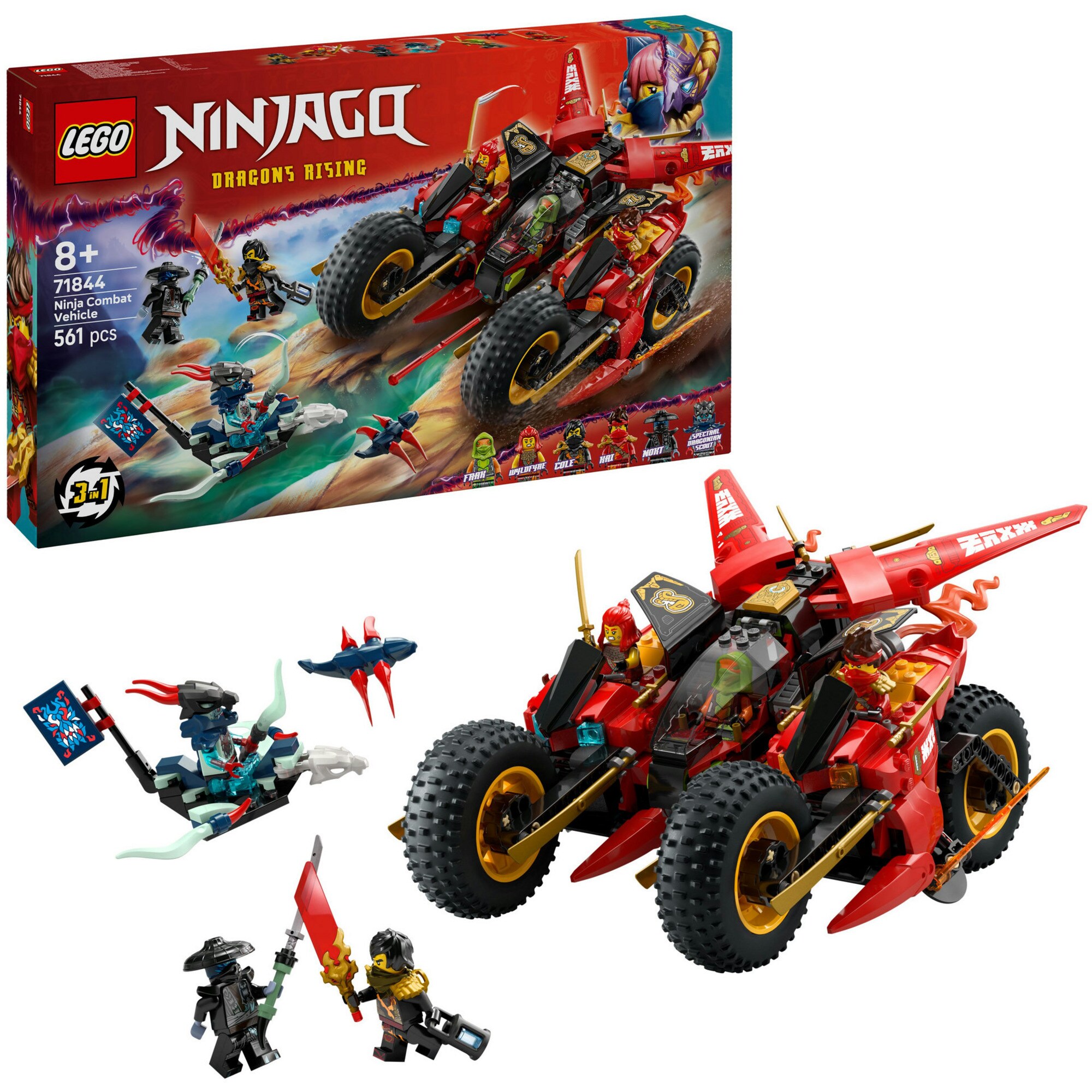 LEGO Konstruktionsspielzeug Ninjago Ninja-Actionflitzer - Bild 1