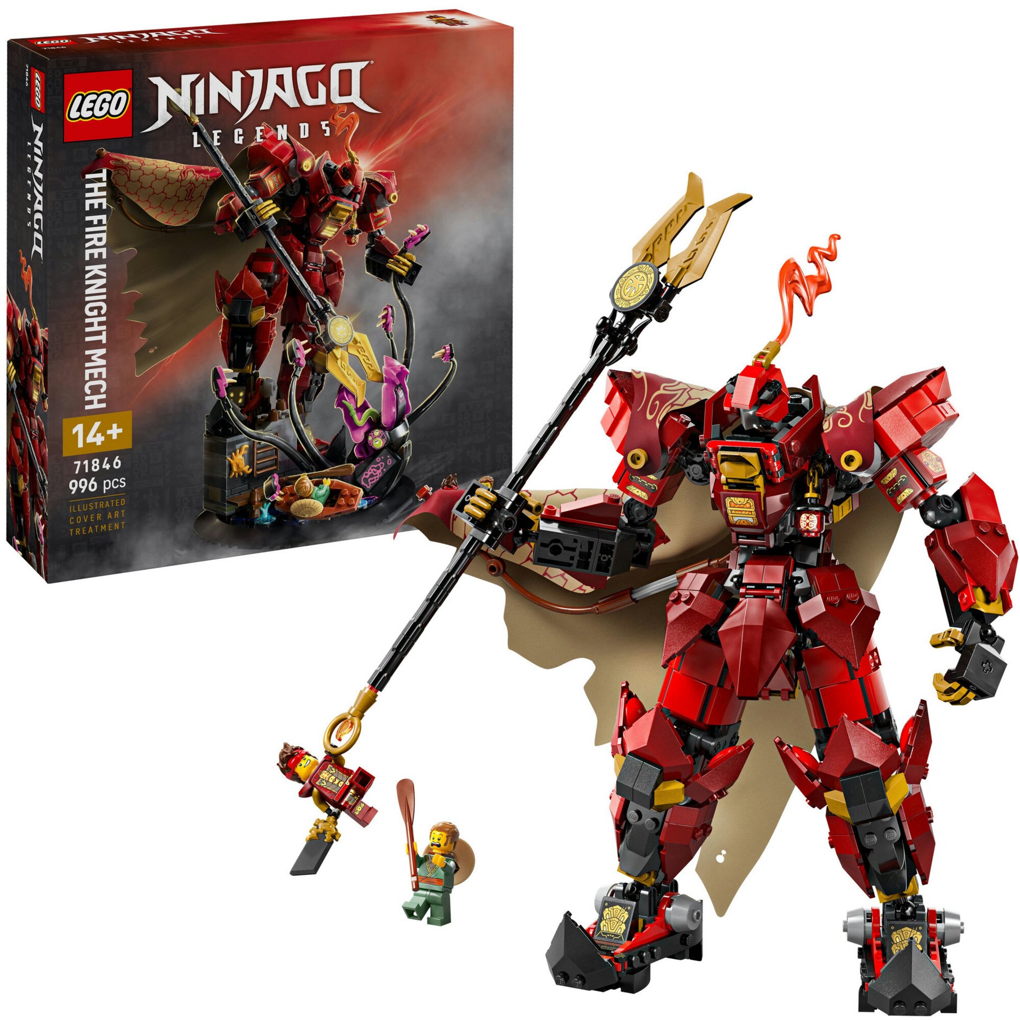 LEGO Konstruktionsspielzeug Ninjago Der Feuerritter-Mech - Bild 1