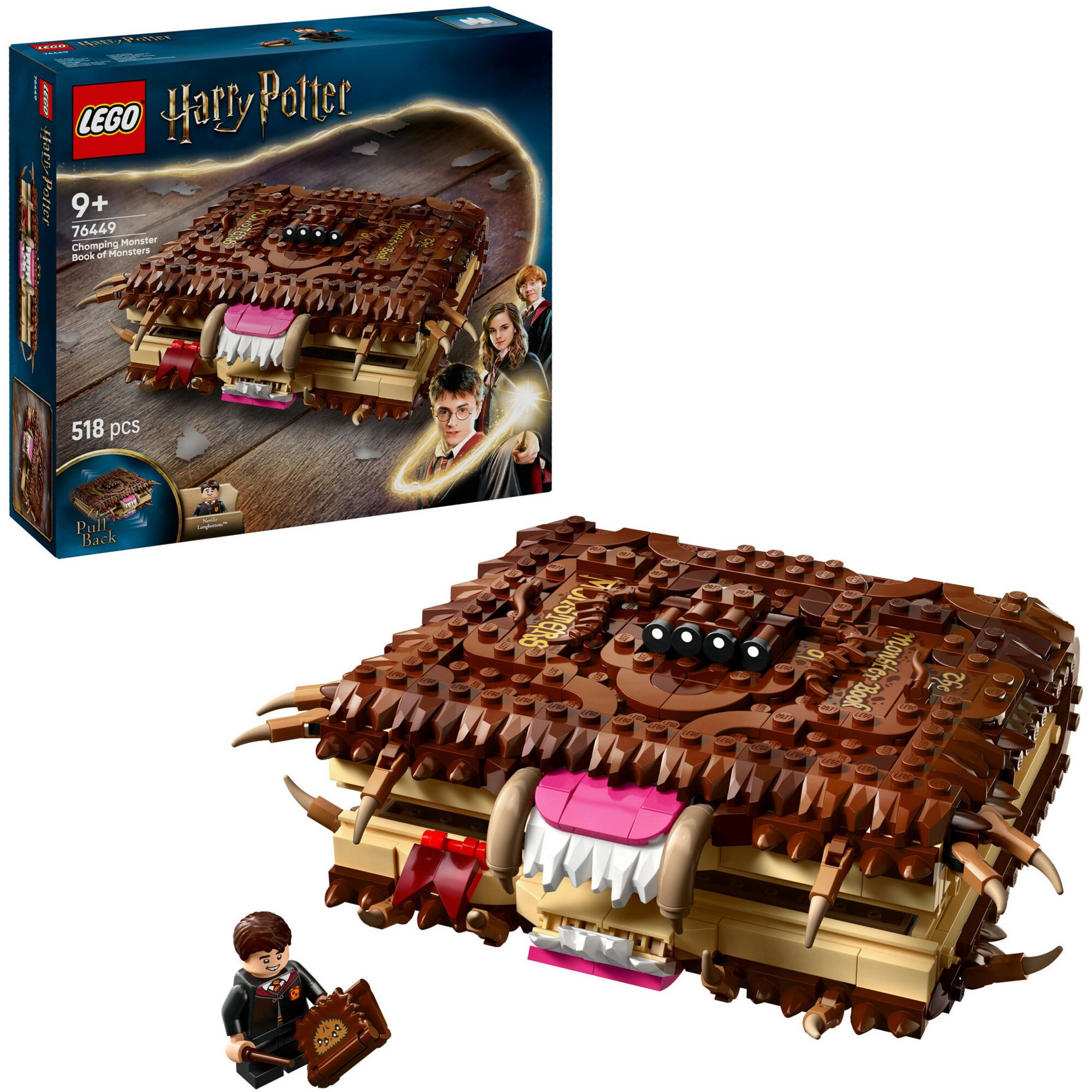 LEGO Konstruktionsspielzeug Harry Potter Bei&szlig;endes Monsterbuch der Monster - Bild 1