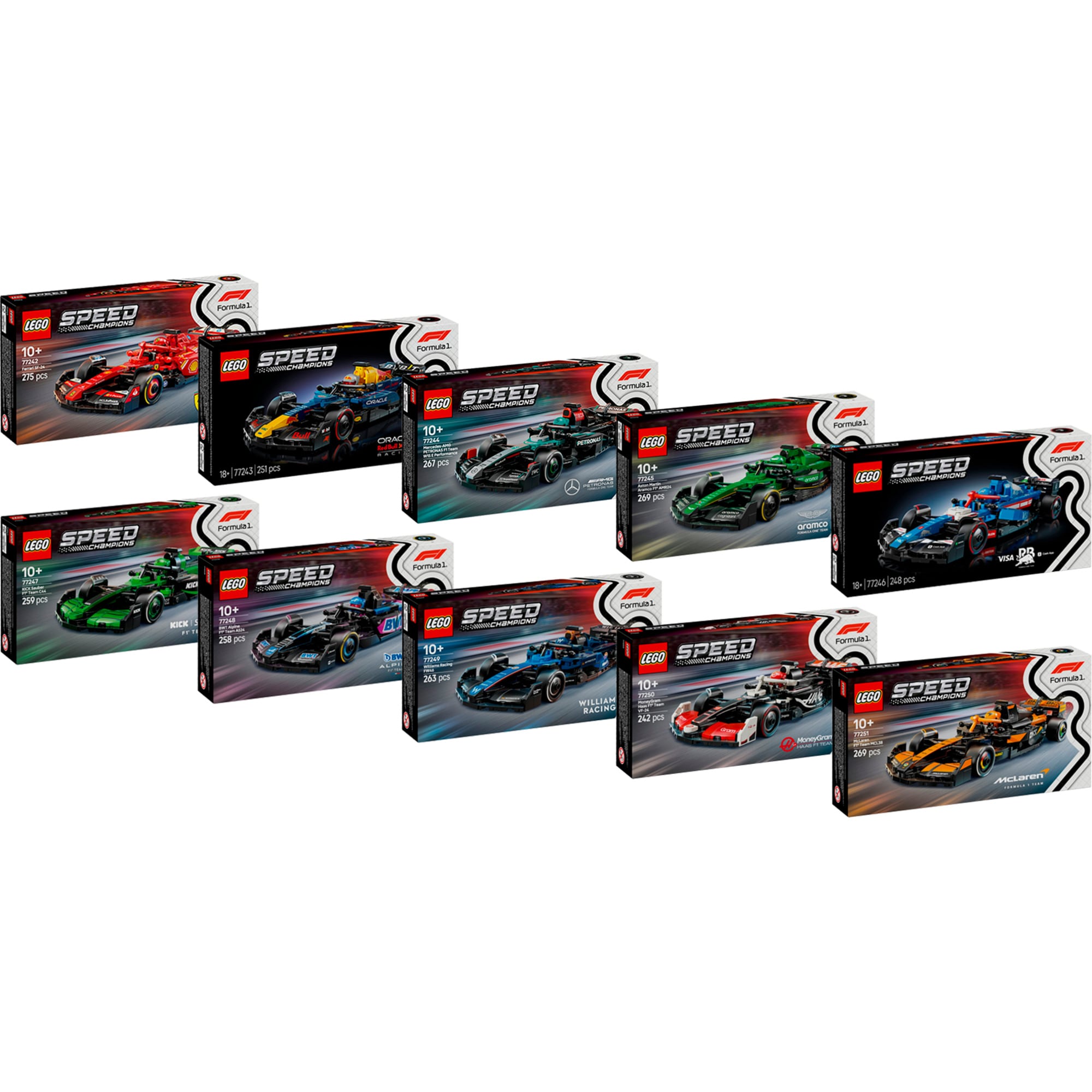 LEGO Konstruktionsspielzeug Speed Champions Formel 1 Bundle - Bild 1