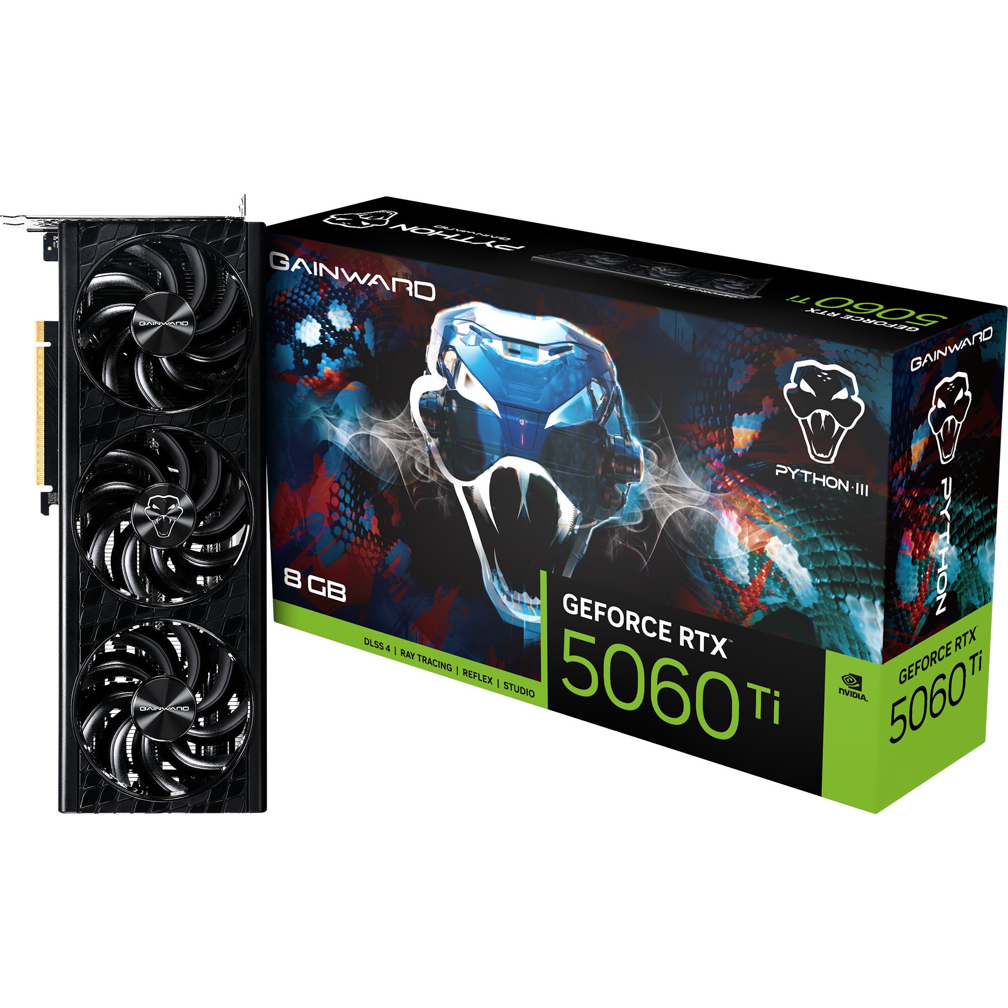 Gainward Grafikkarte GeForce RTX 5060 Ti Python III 8GB - Bild 1