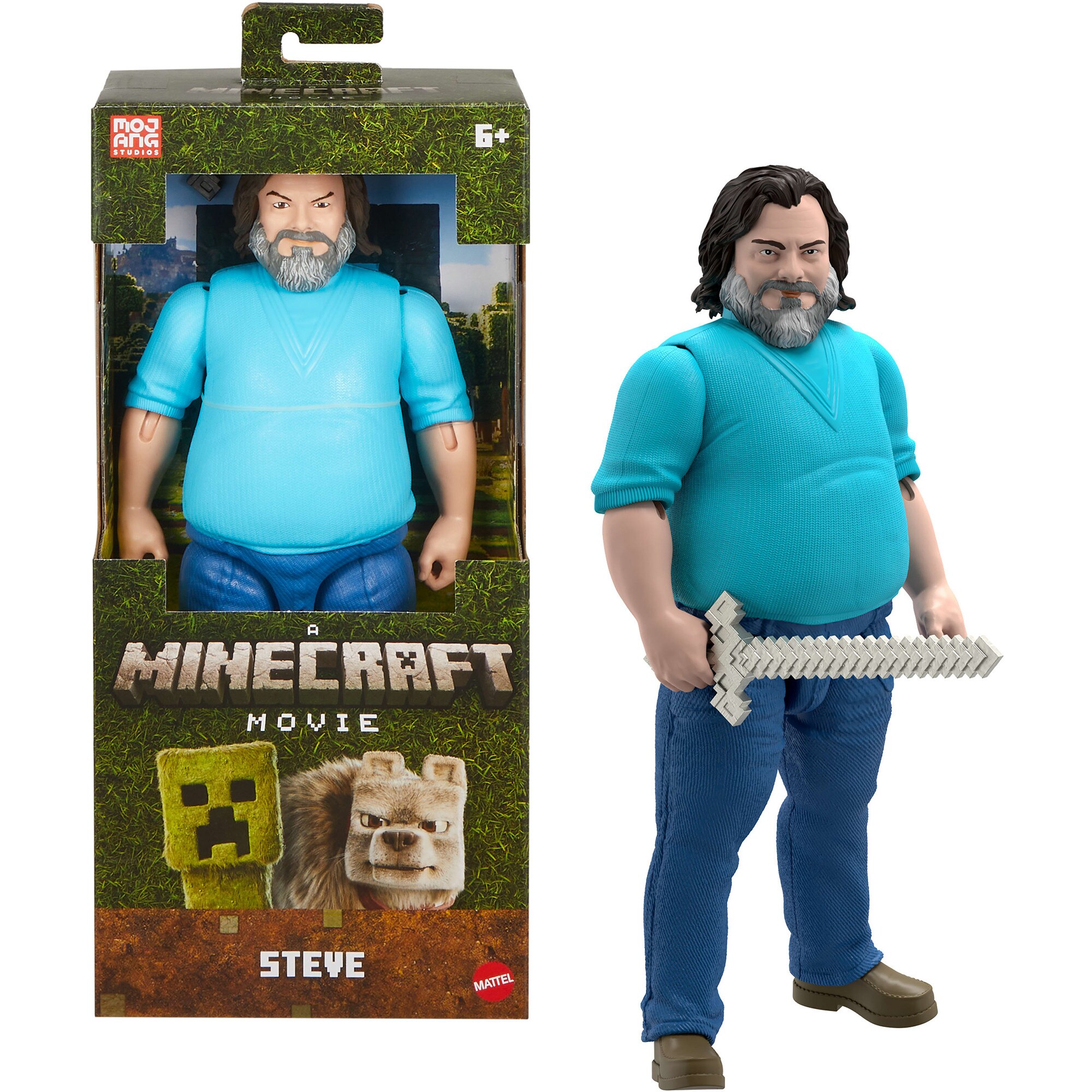 Minecraft Spielfigur Minecraft Movie gro&szlig;e Steve-Actionfigur - Bild 1