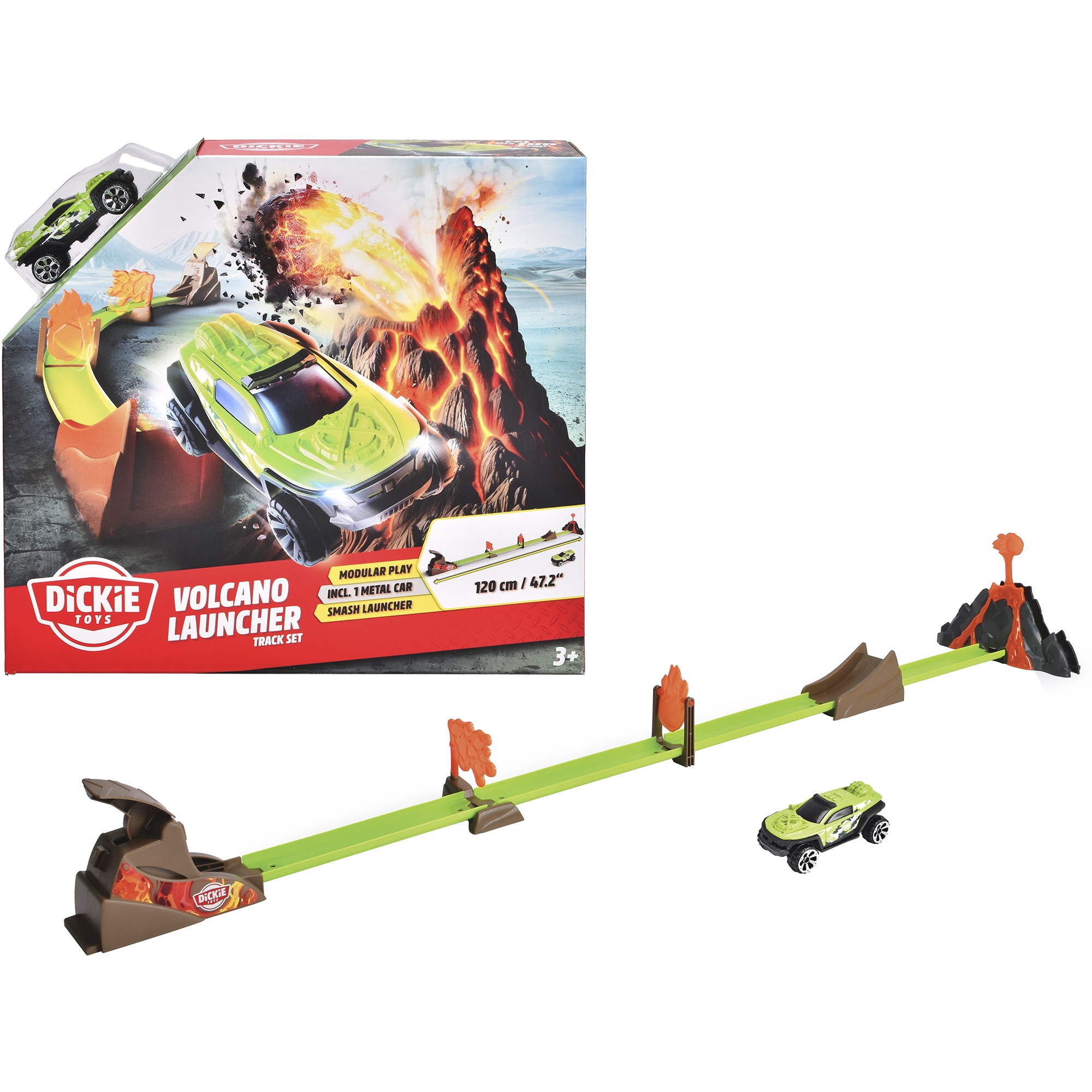Dickie Rennbahn Volcano Launcher Track Set - Bild 1