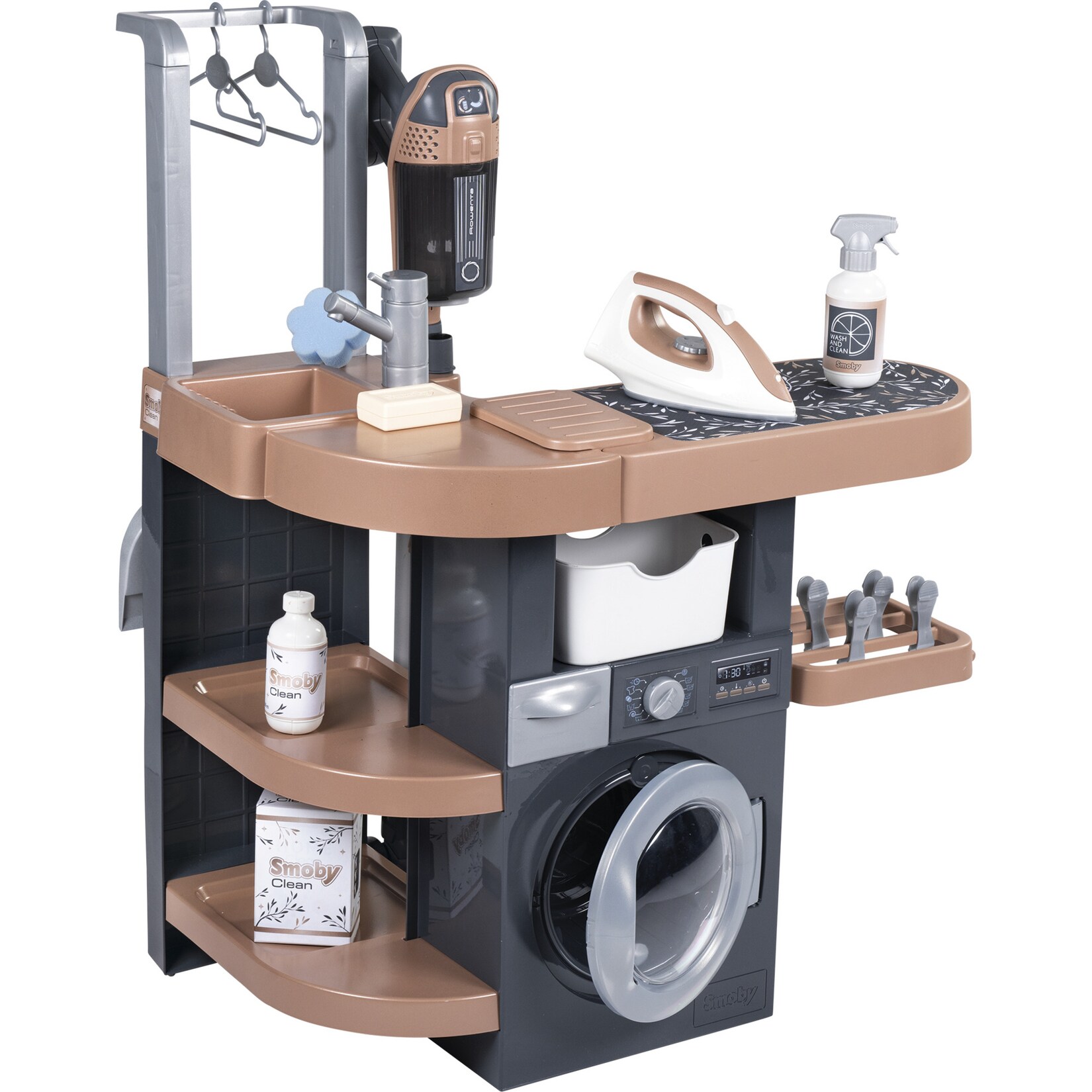 Smoby Kinderhaushaltsgerät Rowenta Haushalts-Set Waschküche | 03032163303275