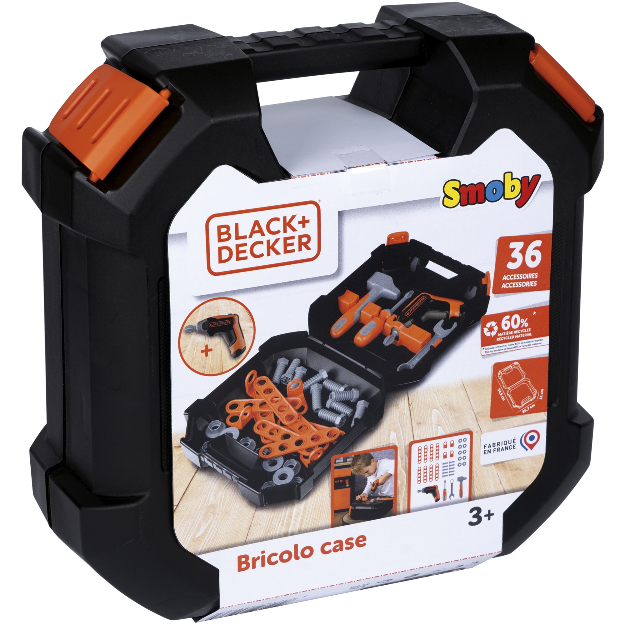 Smoby Kinderwerkzeug Smoby Black+Decker Werkzeugkoffer - Bild 1