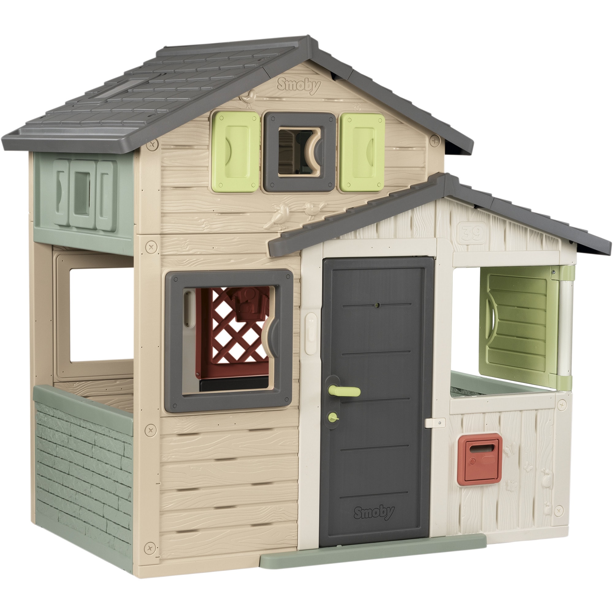 Smoby Gartenspielger&auml;t Life Spielhaus Evo Friends - Bild 1