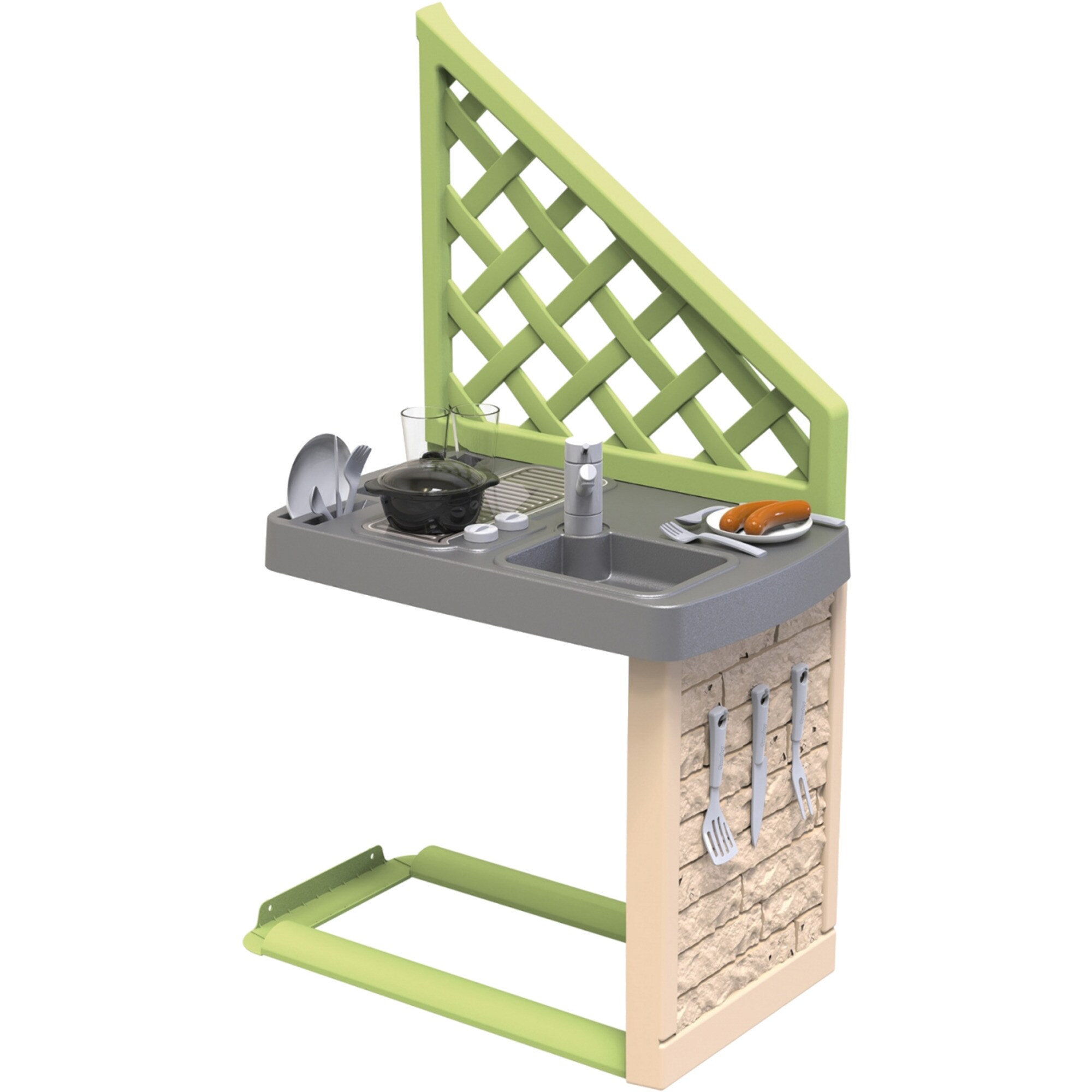 Smoby Gartenspielger&auml;t Life Spielhaus Zubeh&ouml;r Sommerk&uuml;che - Bild 1