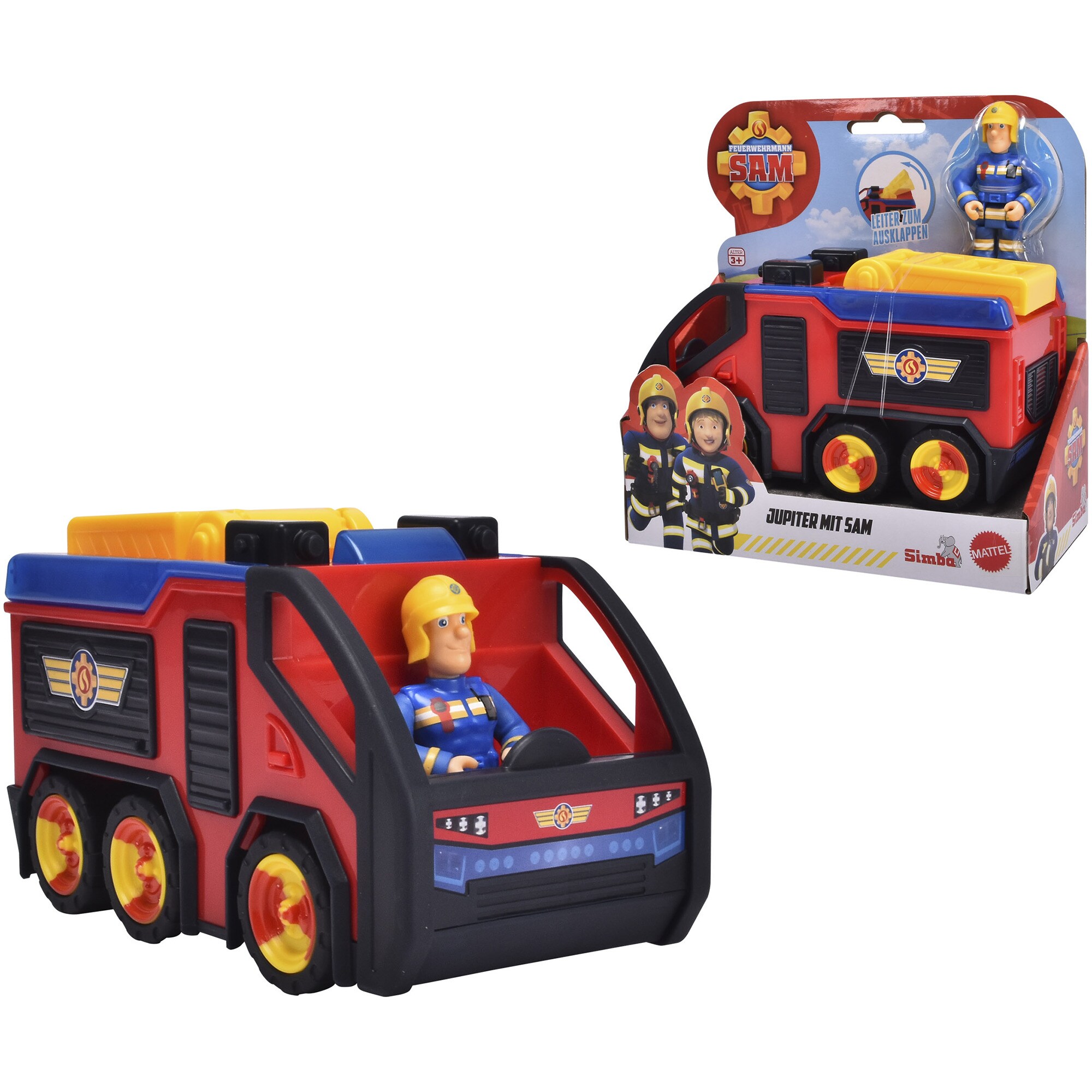 Simba Spielfahrzeug Feuerwehrmann Sam Junior Jupiter Neue Version - Bild 1