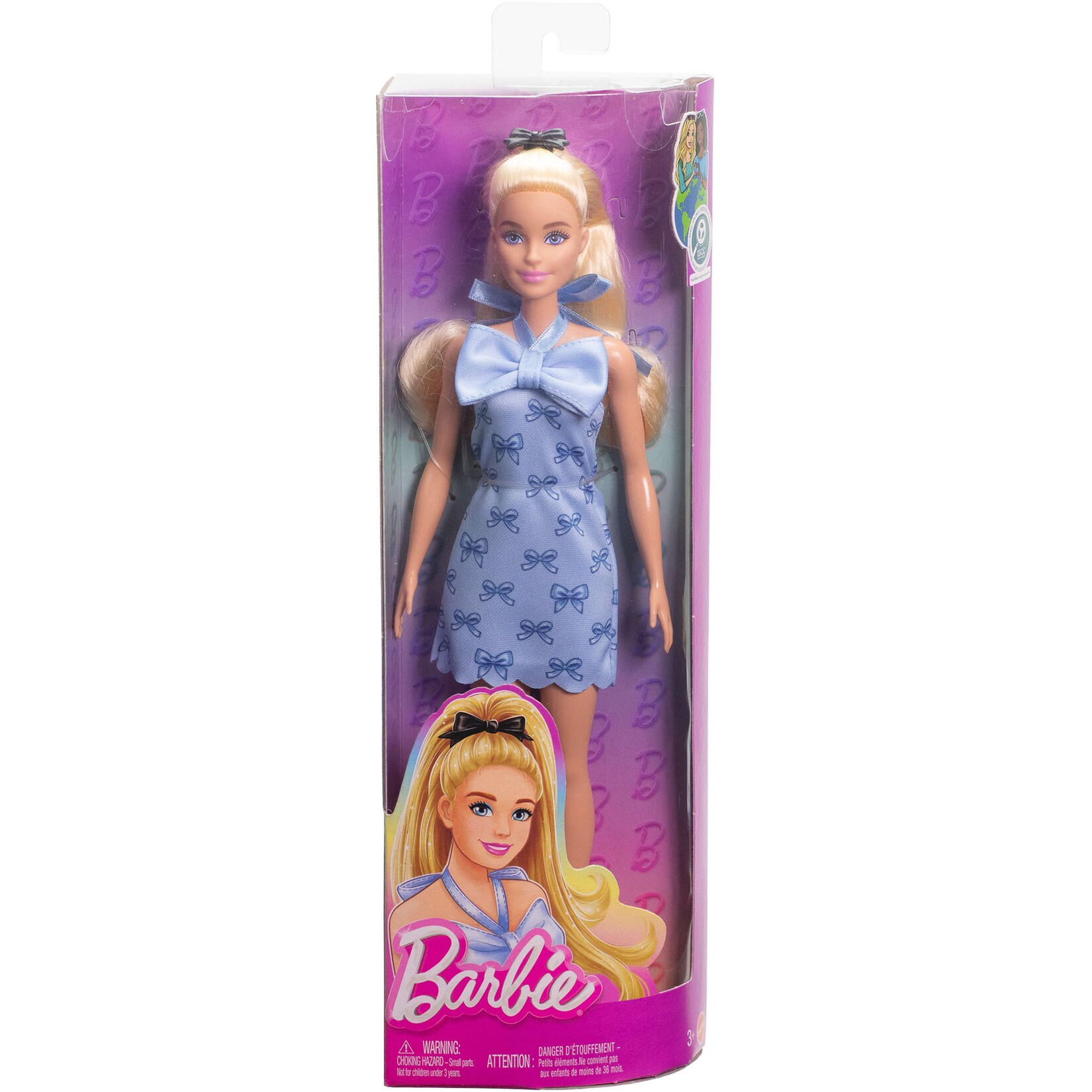 Barbie Puppe Barbie Fashionista Puppe – Blue Bows | 00194735255634