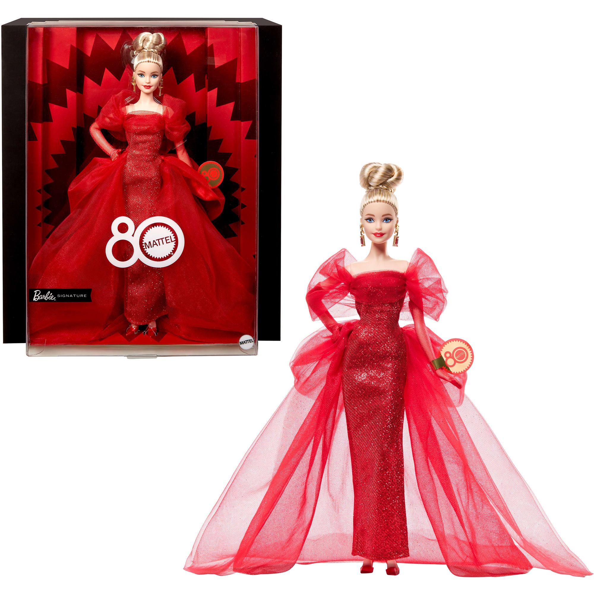 Barbie Puppe Barbie Signature Sammelpuppe zum 80. Jubil&auml;um von Mattel - Blond - Bild 1