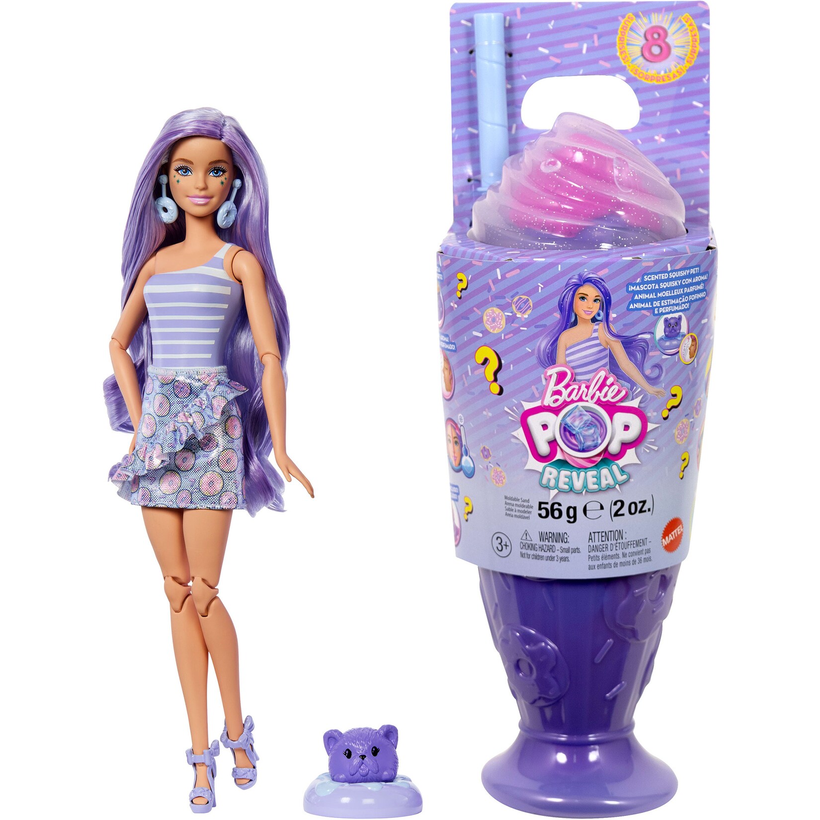 Barbie Puppe Barbie Pop! Reveal Barbie Treats Serie - Lila Puppe