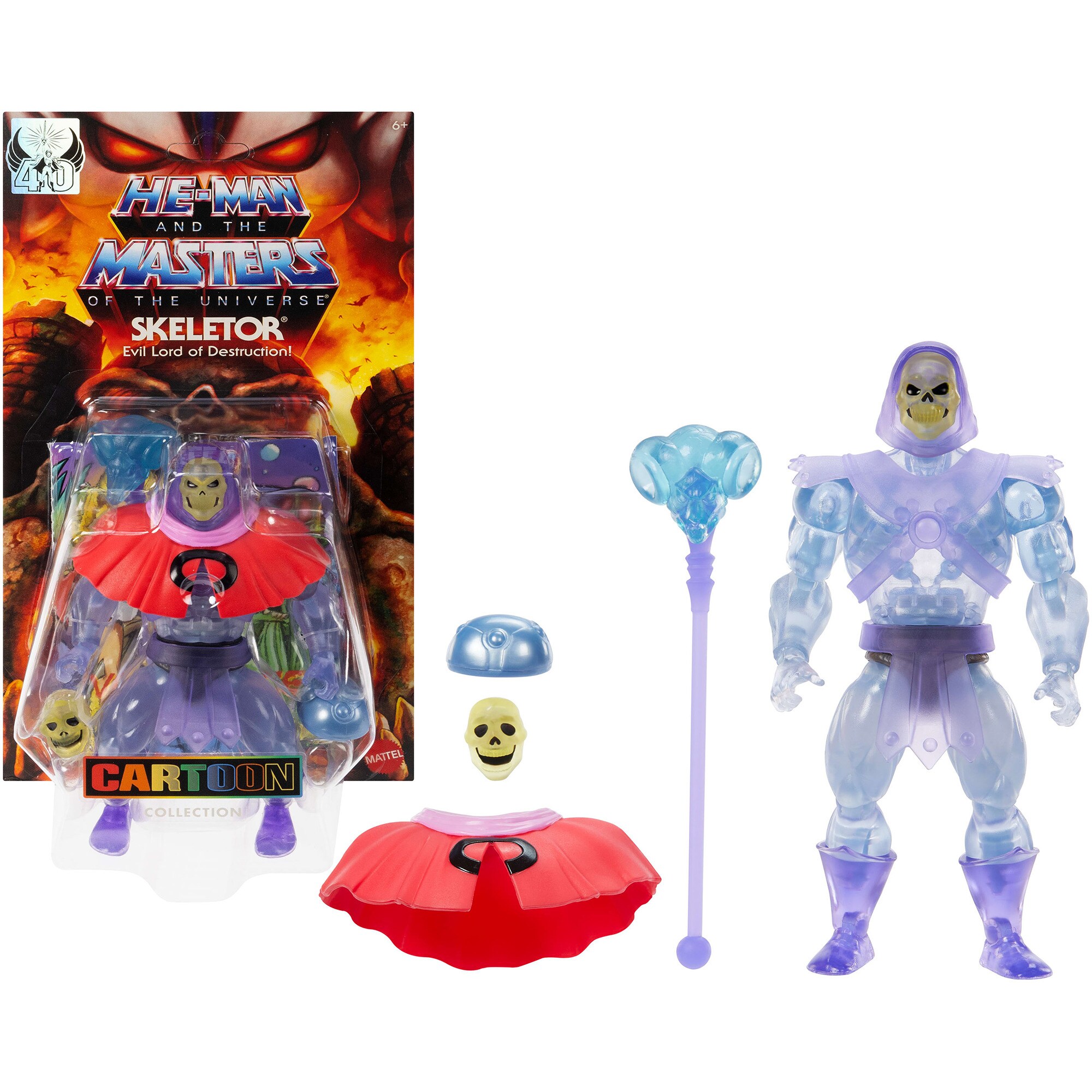 Mattel Spielfigur Masters of the Universe Origins Cartoon Collection Invisible Skeletor - Bild 1