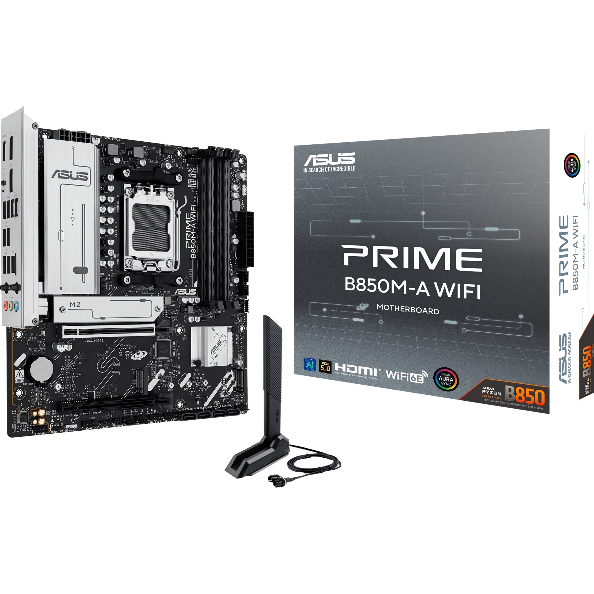 ASUS Mainboard PRIME B850M-A WIFI - Bild 1