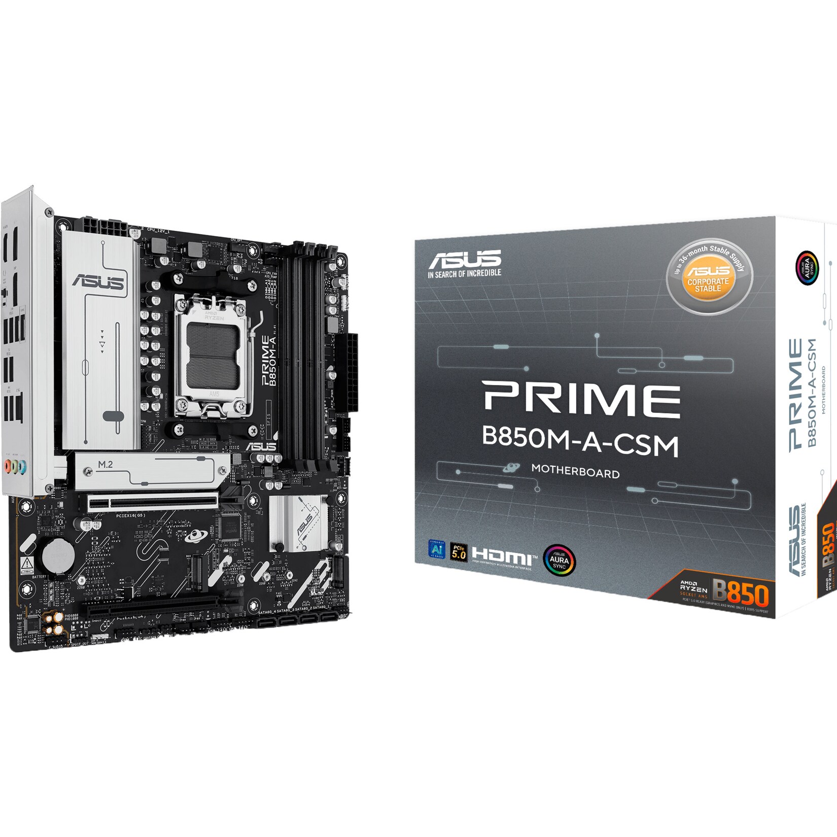 ASUS Mainboard PRIME B850M-A-CSM | 04711636054706