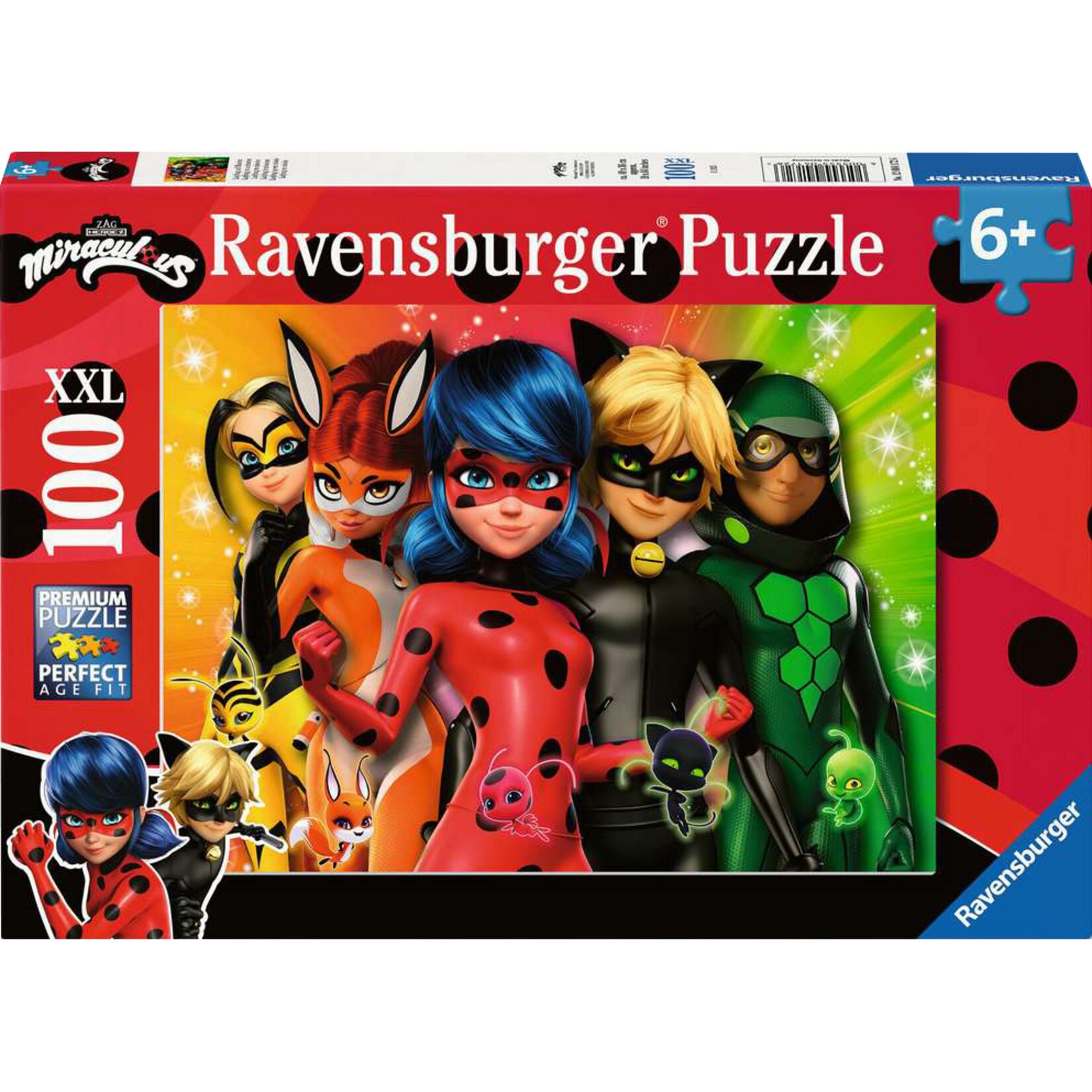 Ravensburger Puzzle Kinderpuzzle – Ladybug en mission | 04005555041726