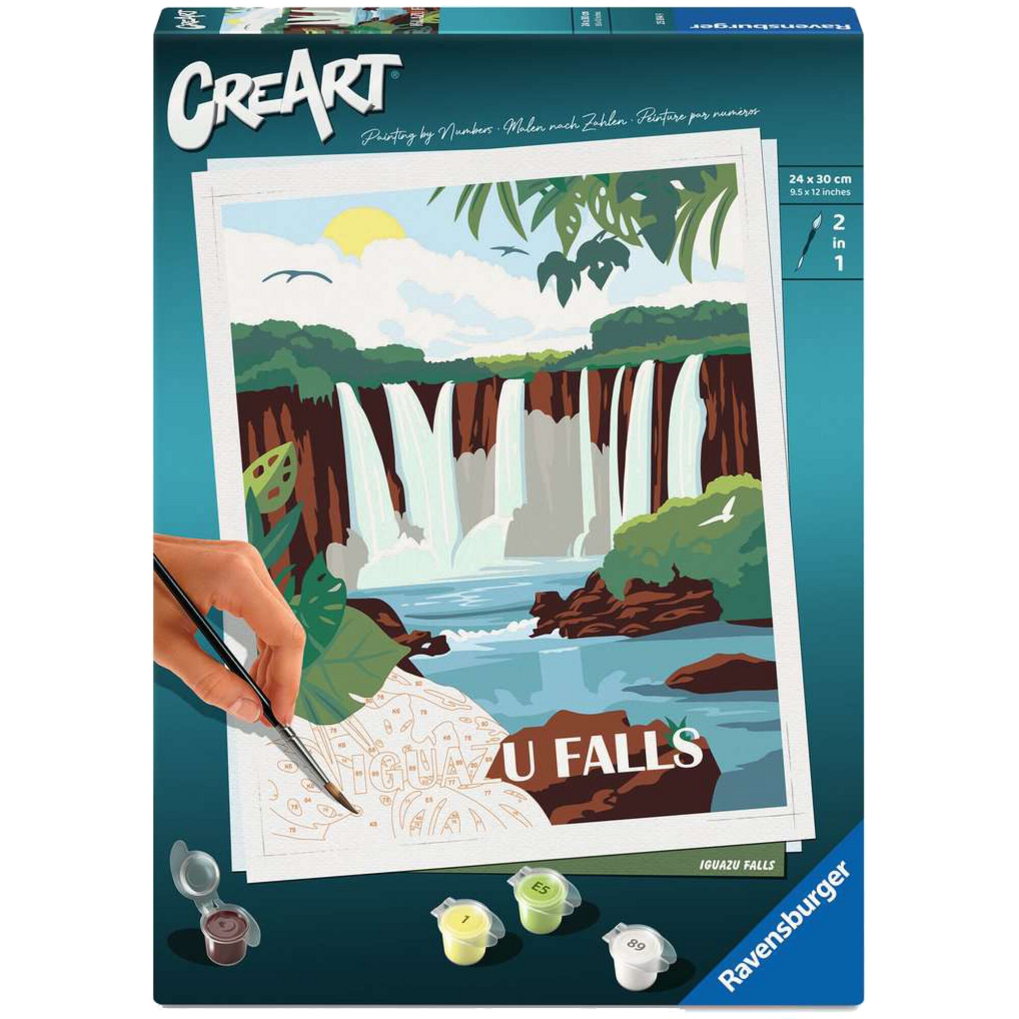 Ravensburger Malen CreArt - Iguazu Wasserf&auml;lle - Bild 1