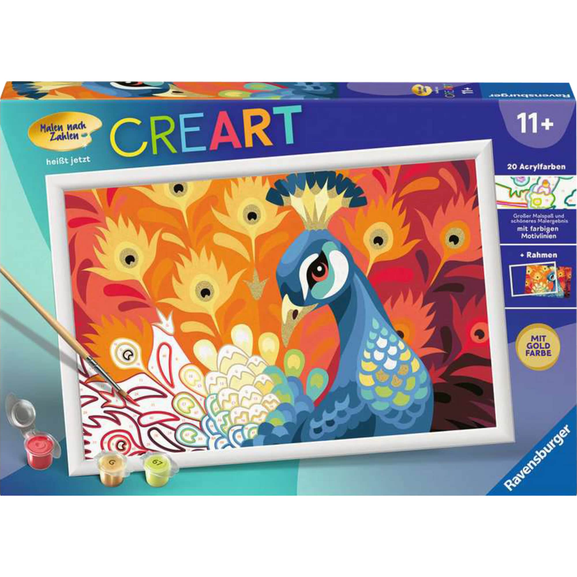 Ravensburger Malen CreArt - Stolzer Pfau - Bild 1