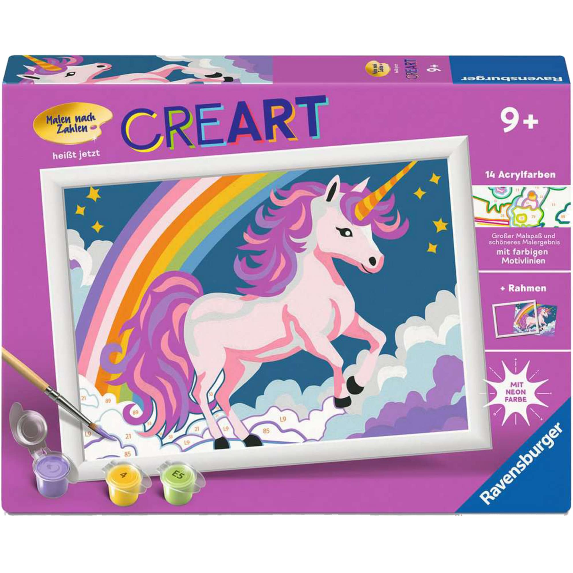 Ravensburger Malen CreArt - Pinkes Einhorn - Bild 1