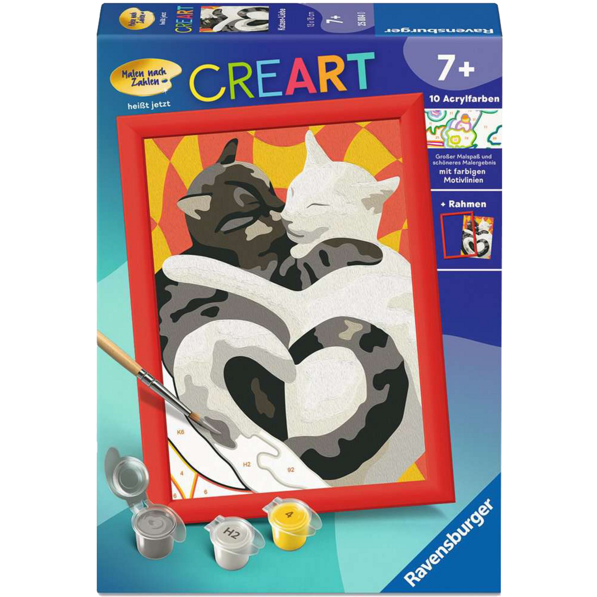 Ravensburger Malen CreArt - Katzen-Liebe - Bild 1