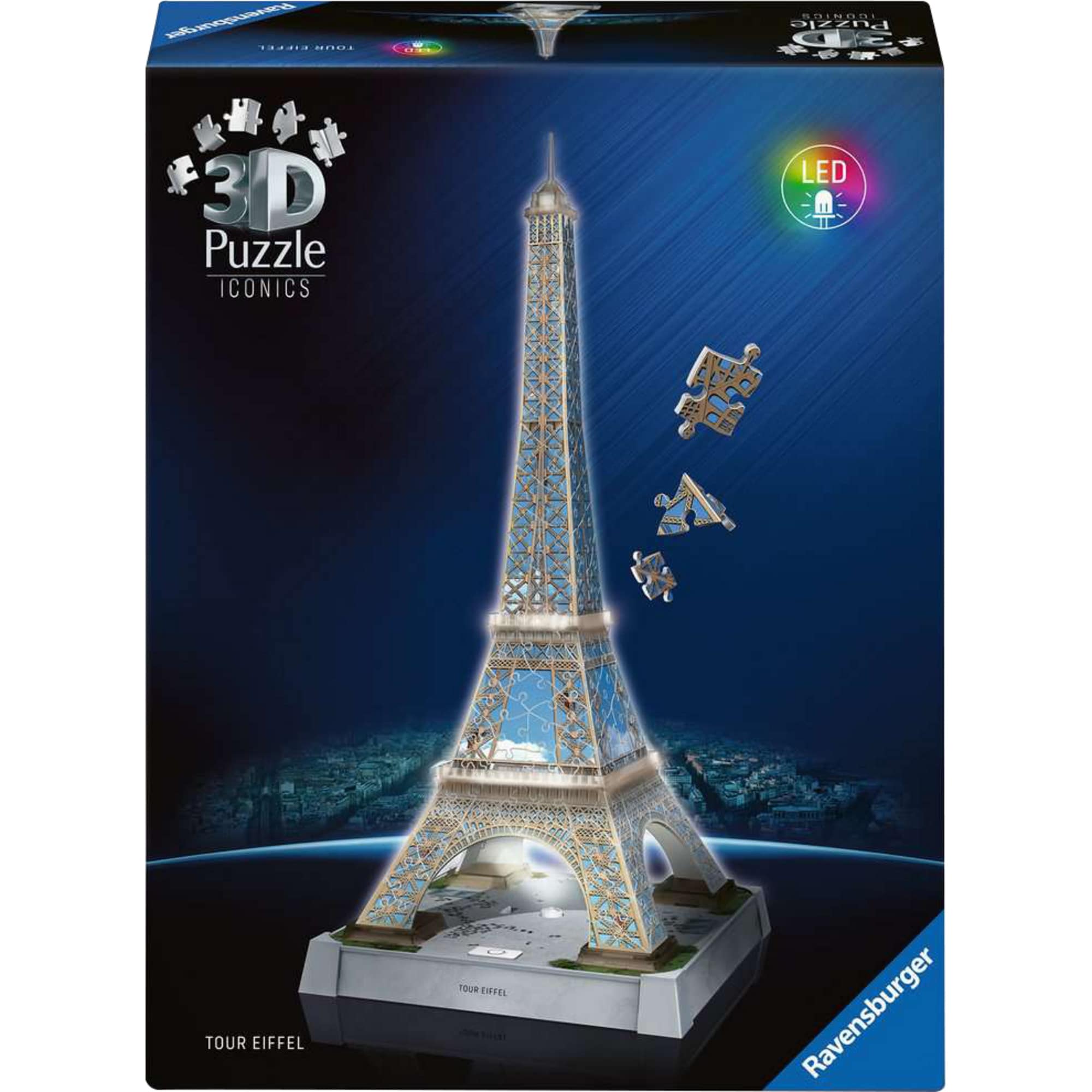 Ravensburger Puzzle 3D Puzzle Iconics: Eiffelturm - mit Licht - Bild 1