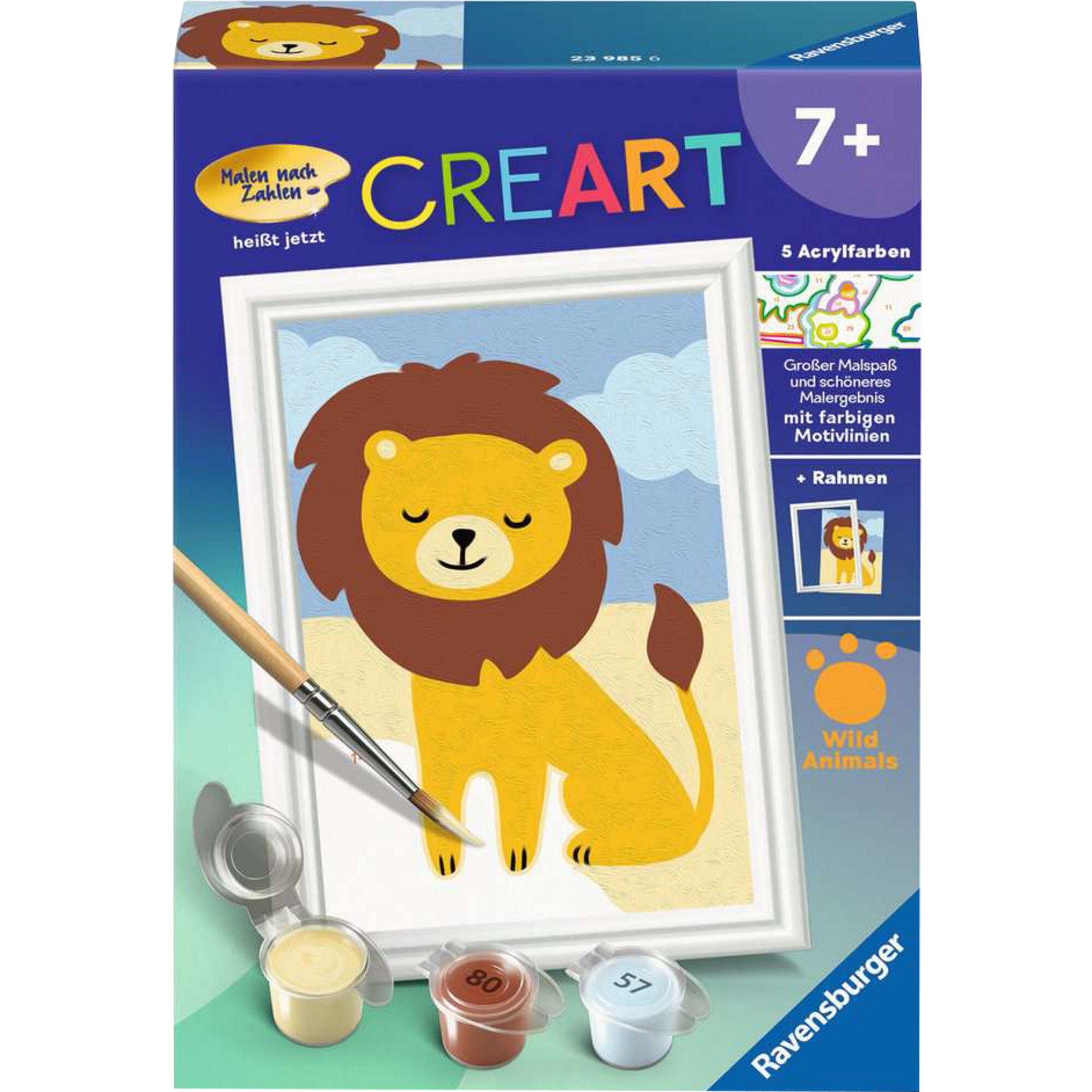 Ravensburger Malen CreArt - Kleiner L&ouml;we - Bild 1