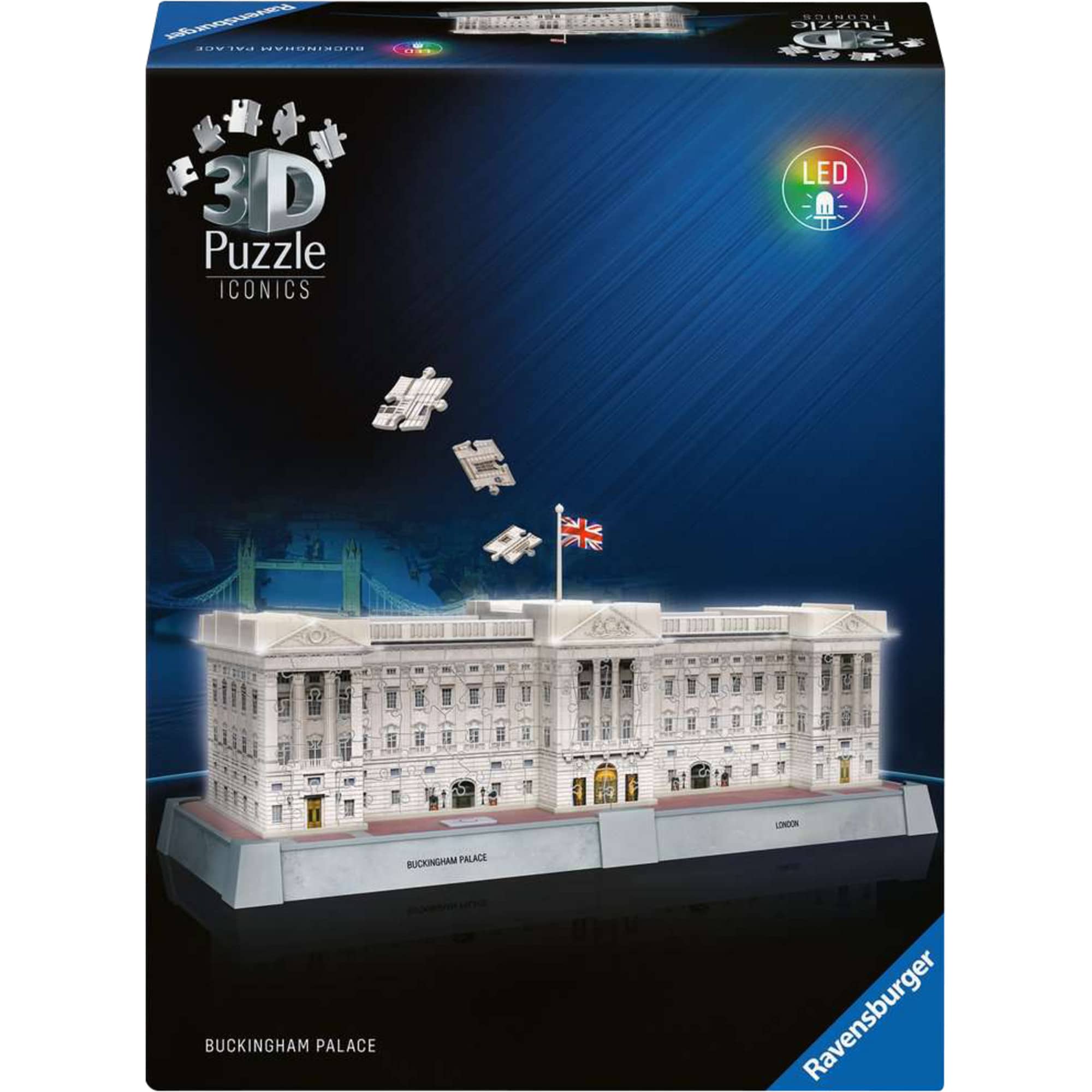 Ravensburger Puzzle 3D Puzzle Iconics: Buckingham Palace - mit Licht - Bild 1