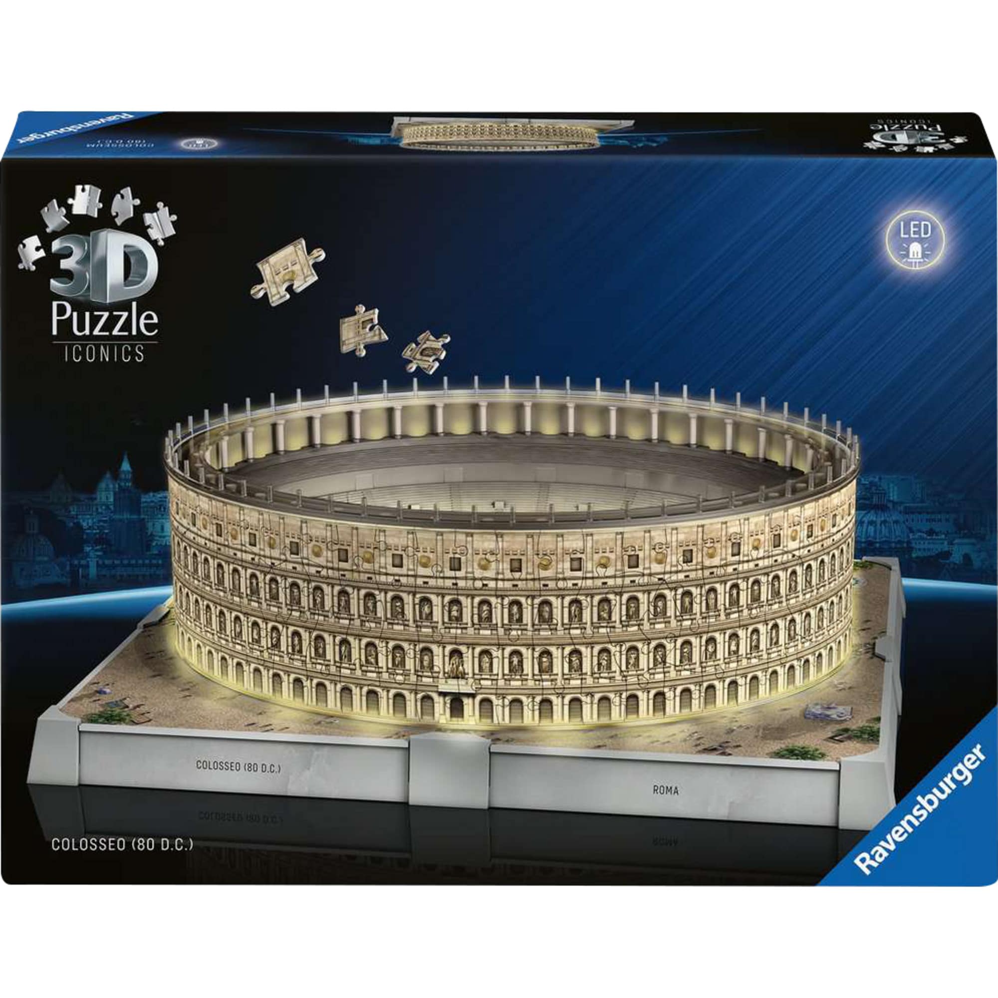 Ravensburger Puzzle 3D Puzzle Iconics: Kolosseum Rom - mit Licht - Bild 1