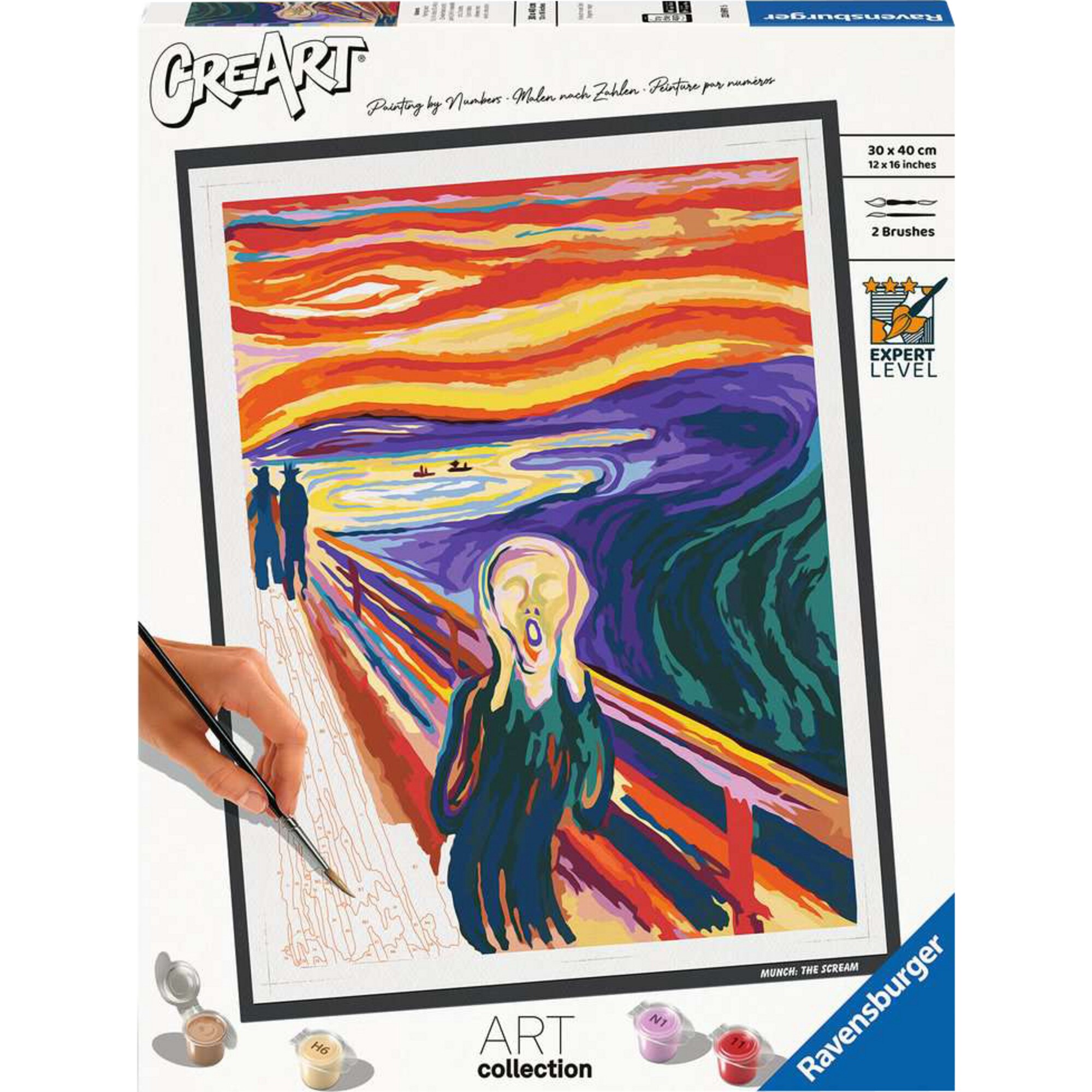Ravensburger Malen CreArt ART Collection - Munch: Der Schrei - Bild 1