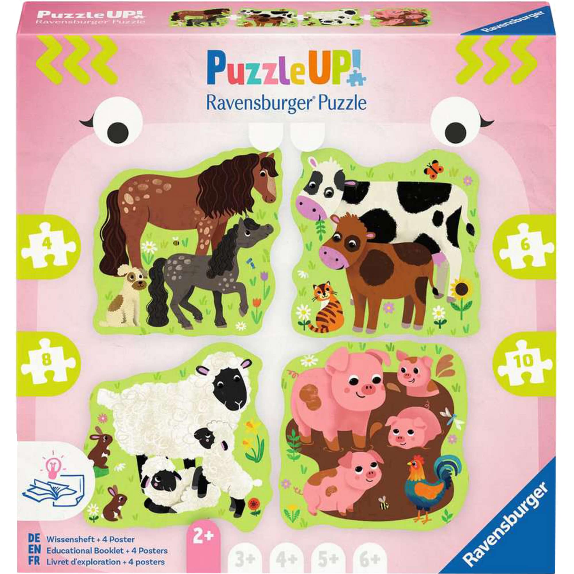 Ravensburger Puzzle Puzzle UP! - Bauernhoftiere - Bild 1