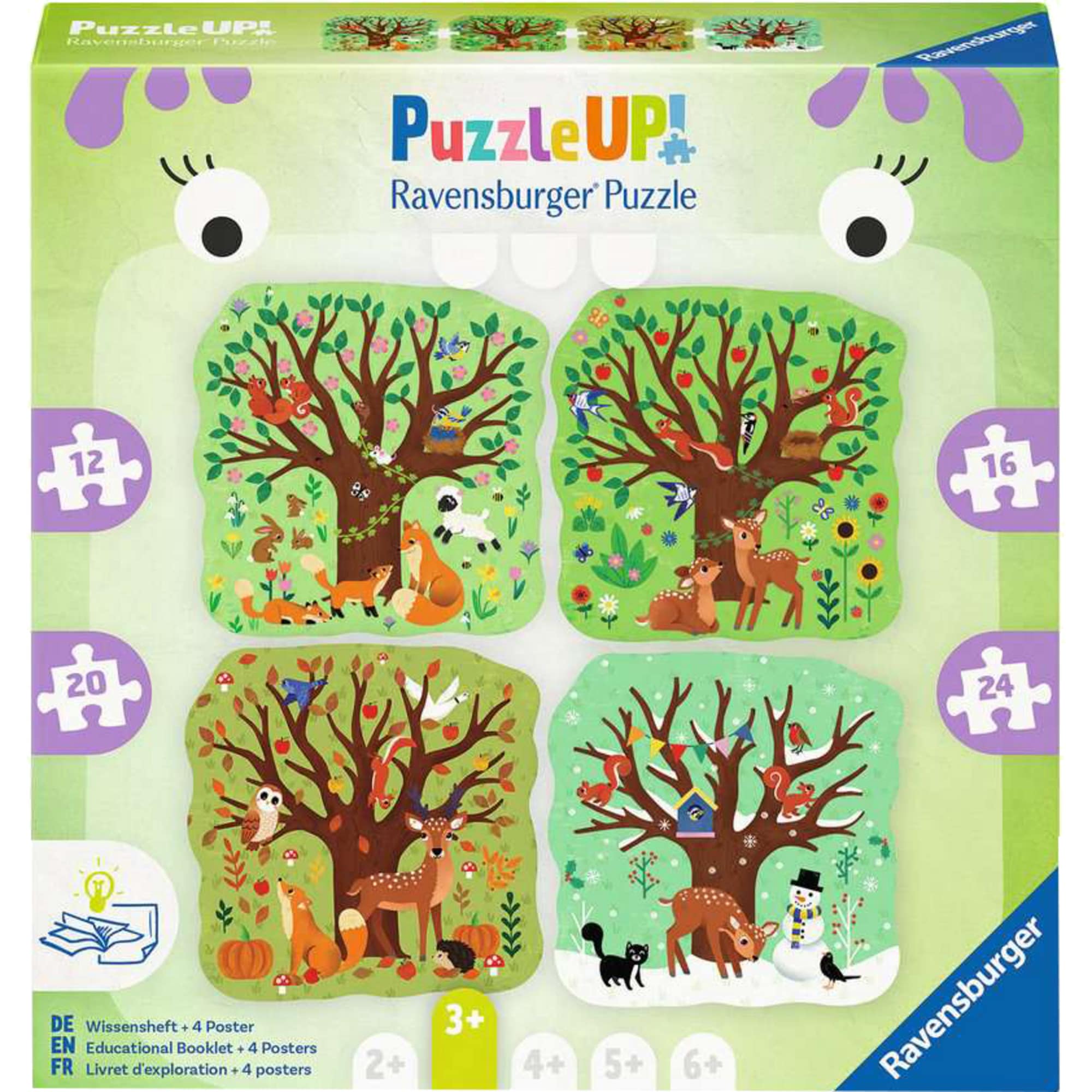 Ravensburger Puzzle Puzzle UP! - Vier Jahreszeiten - Bild 1